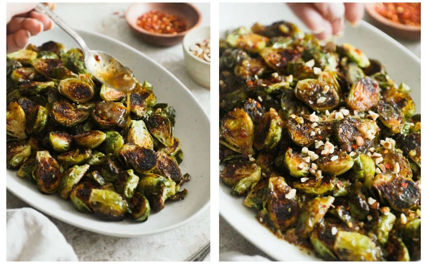 The Best Hot Honey Brussels Sprouts