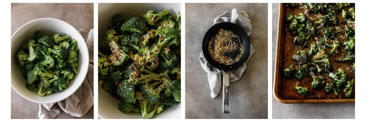 Charred Broccoli With Breadcrumbs & Pecorino