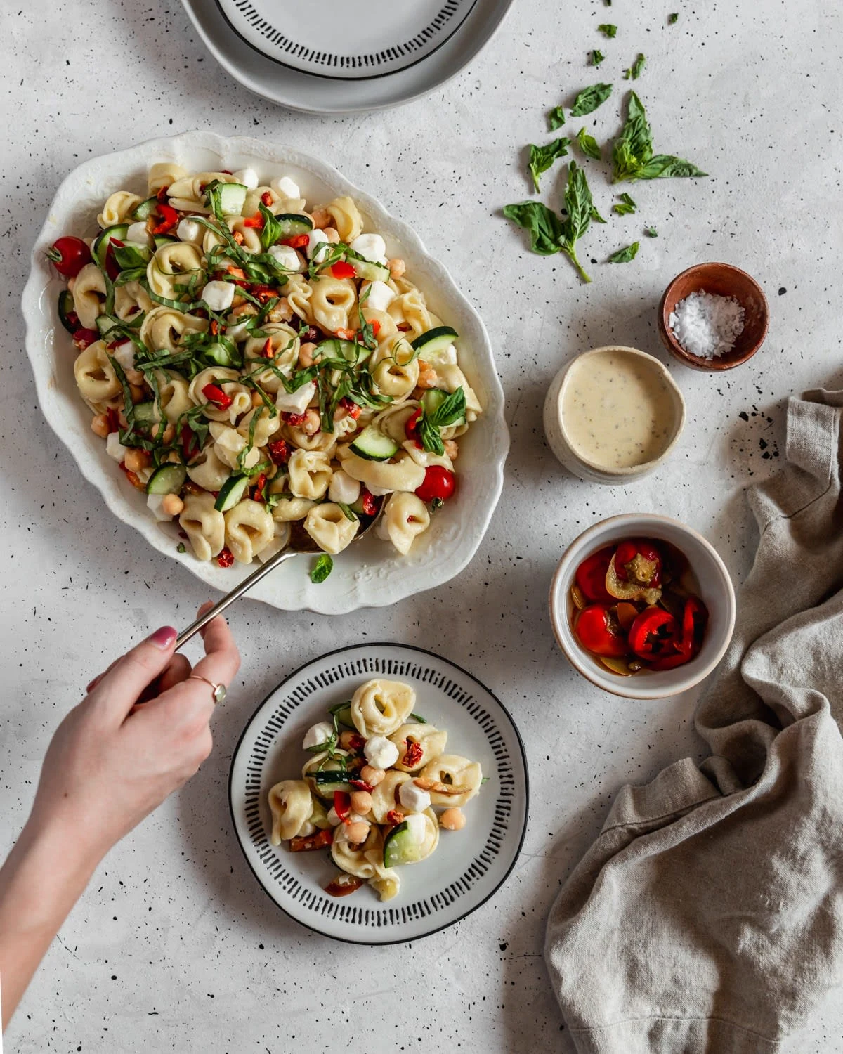 Antipasto Tortellini Pasta Salad - EDIT