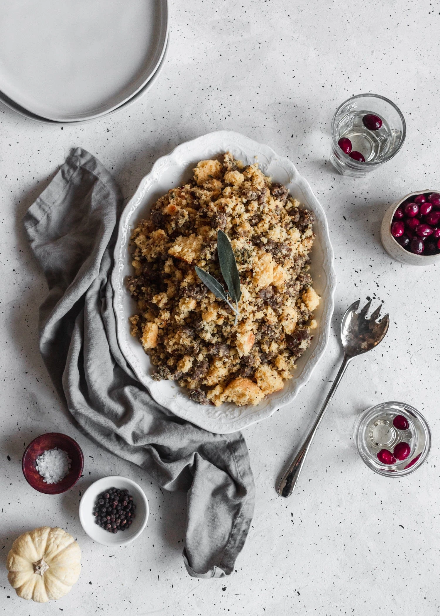 Cornbread Stuffing With Sausage & Sage