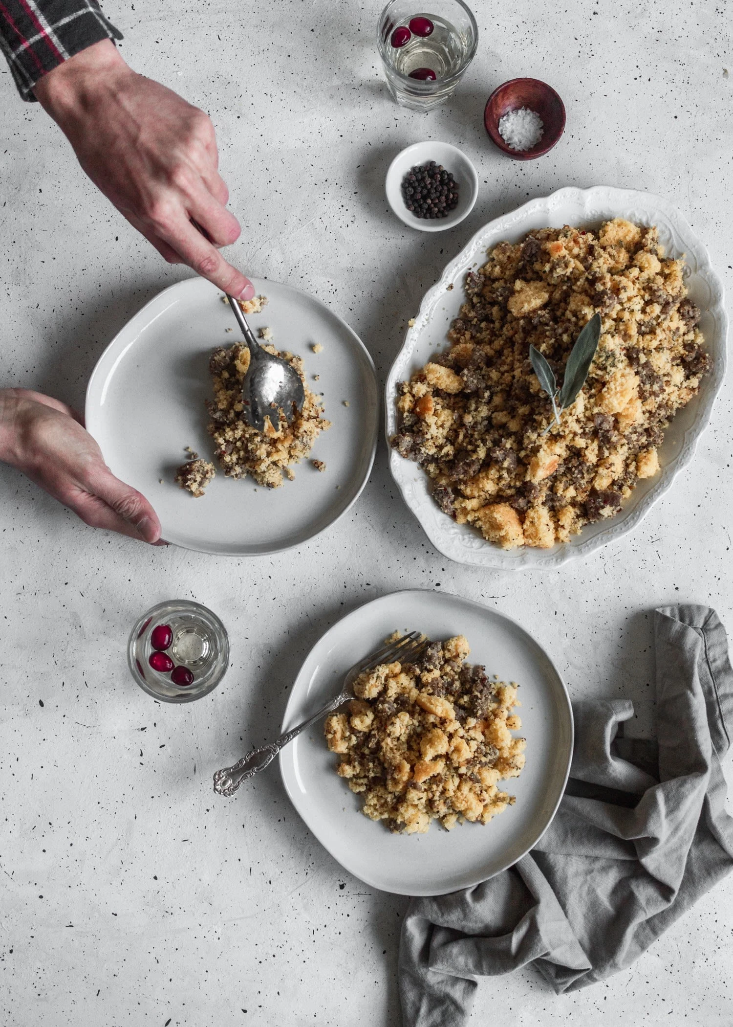 Cornbread Stuffing With Sausage & Sage