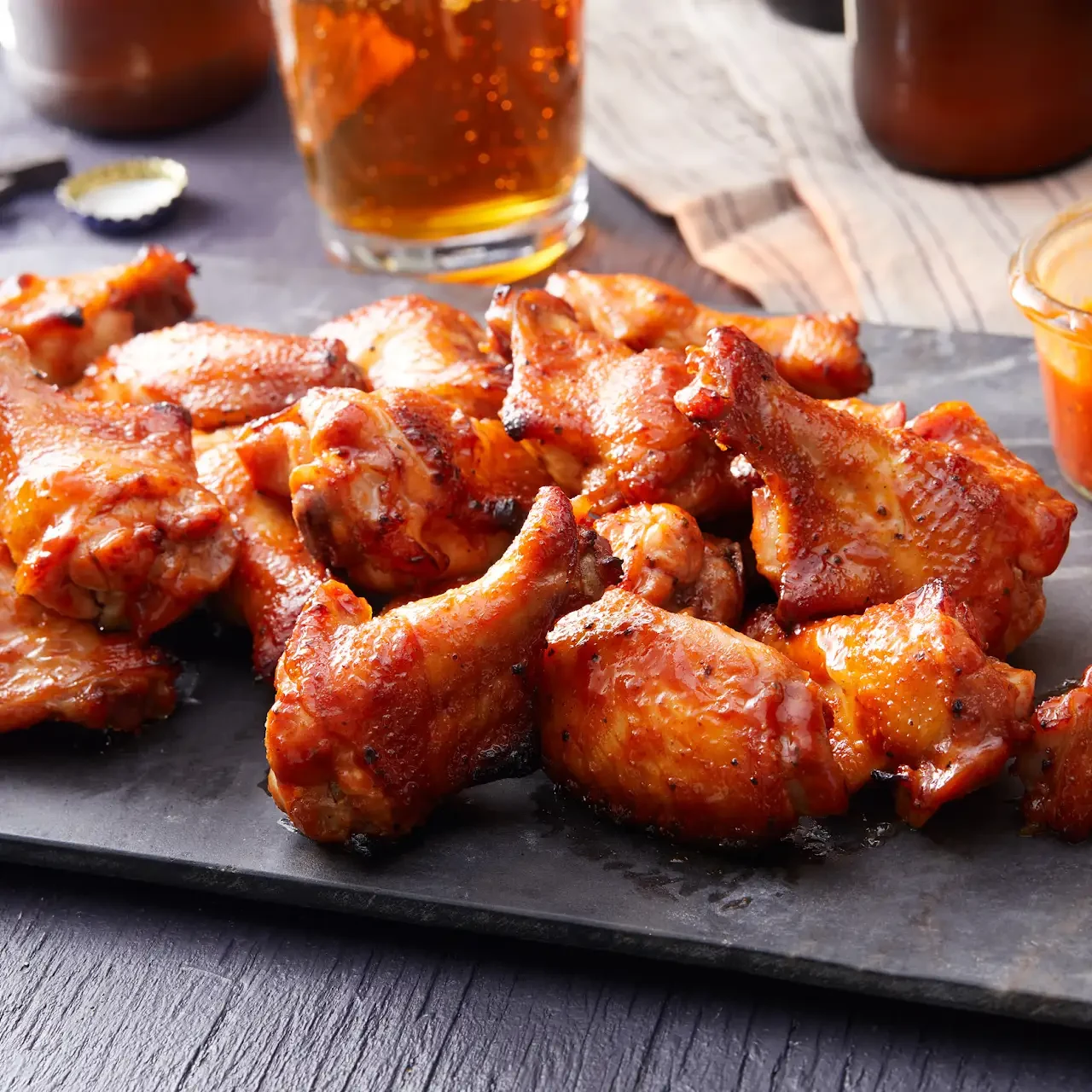 5-Ingredient Honey-BBQ Baked Chicken Wings