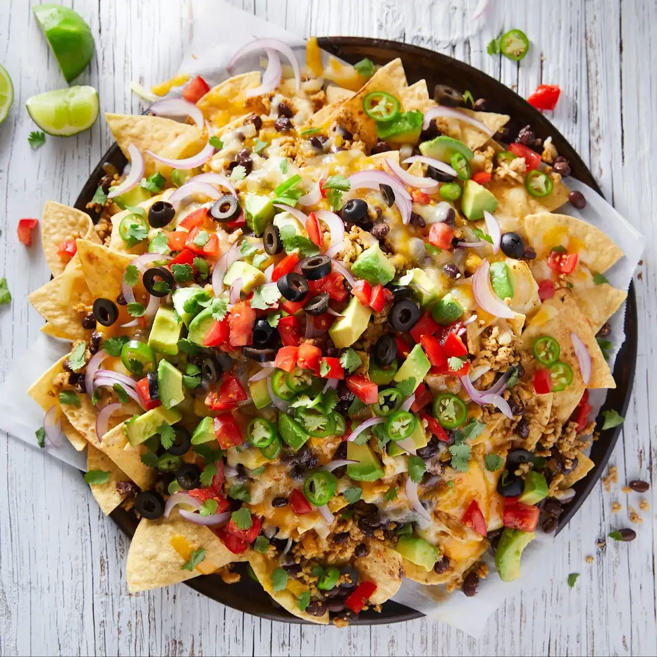 Restaurant-Style Loaded Chicken Nachos