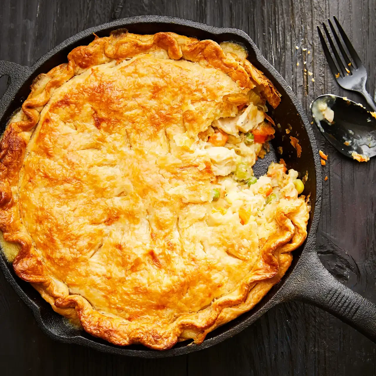 Classic Creamy Chicken Pot Pie