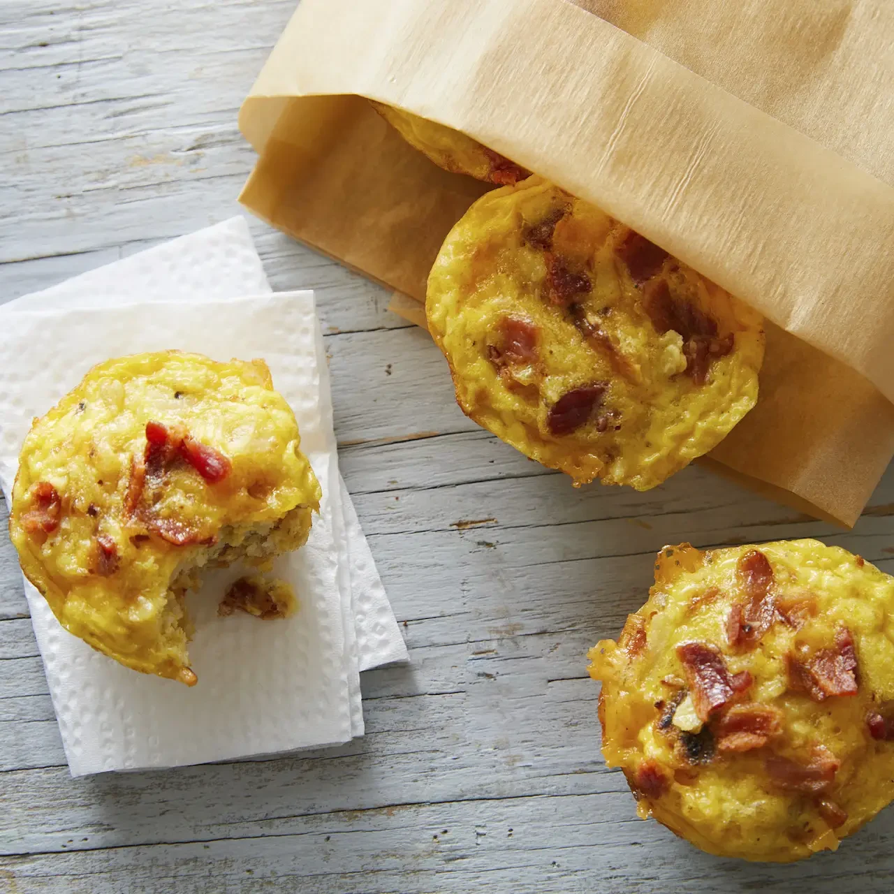 Bacon, Potato, and Egg Casserole Bites