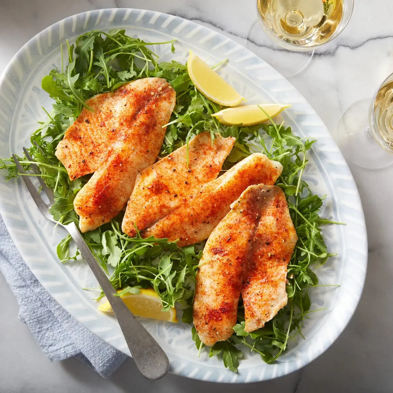 Reduced-Fat Baked Tilapia