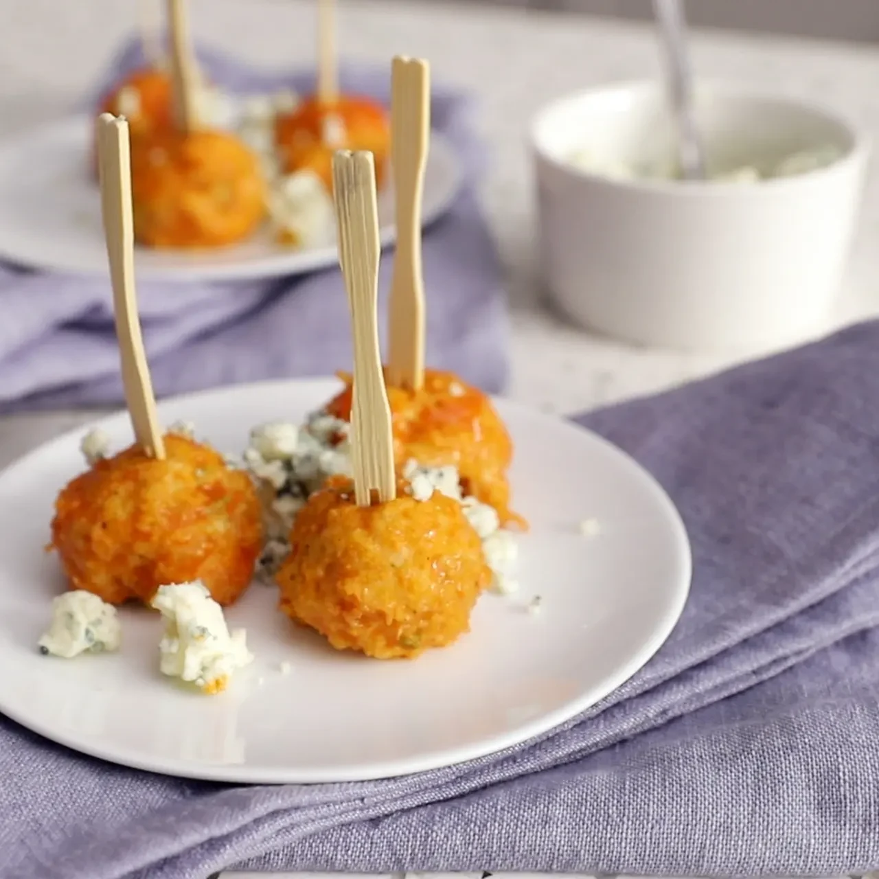 Buffalo Chicken Meatballs