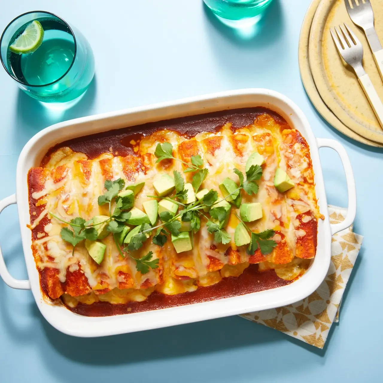 Easy Cheese Enchiladas