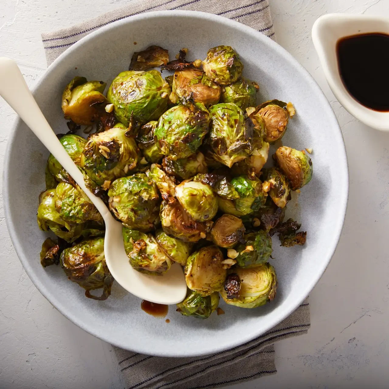Honey Balsamic Glazed Brussels Sprouts