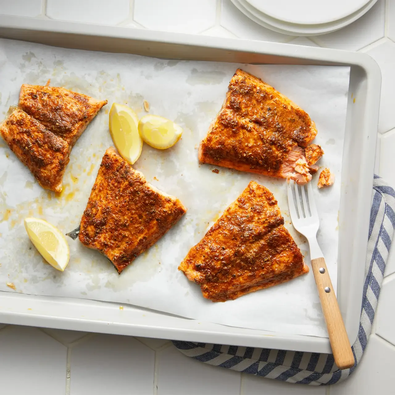 Easy Cajun Baked Salmon
