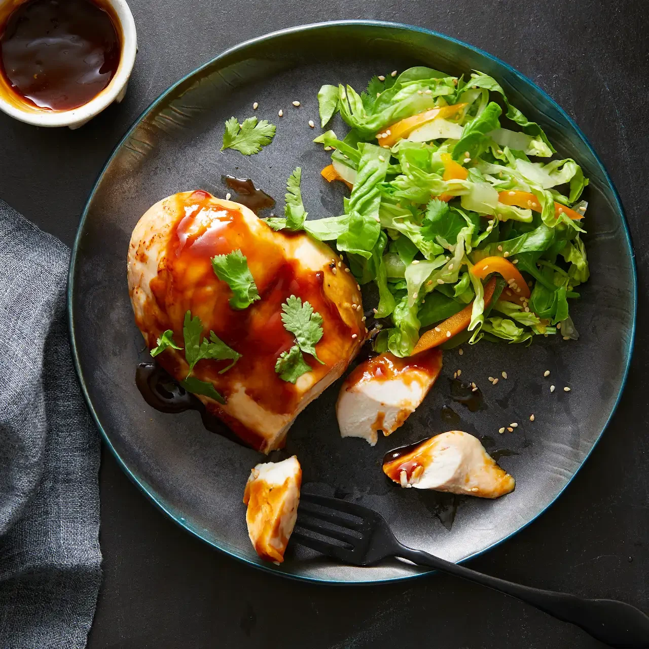 Sweet and Sour Glazed Chicken Breasts