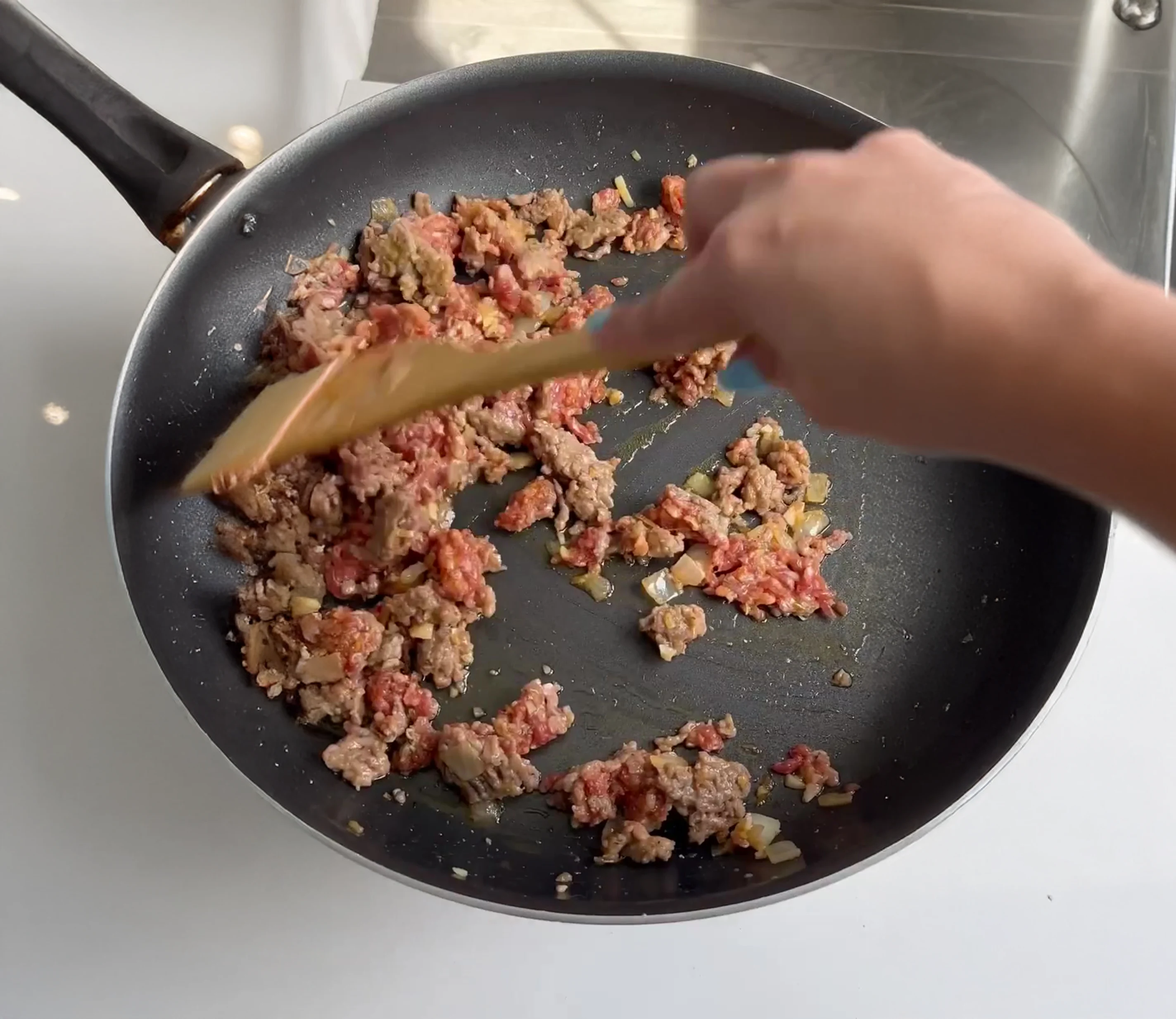 Creamy Sausage Pasta with Burrata