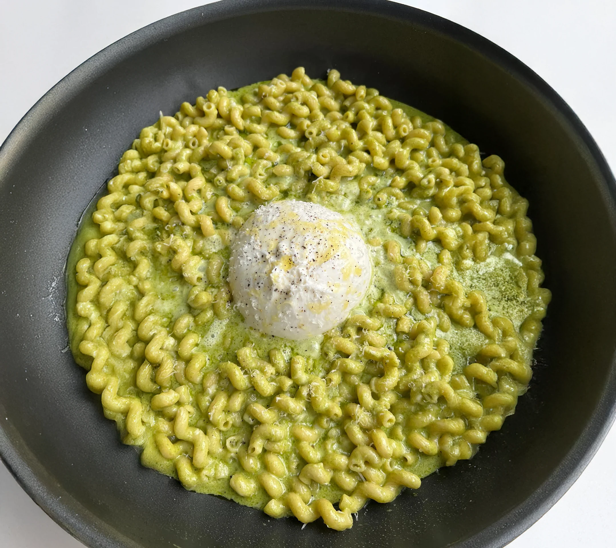 Creamy Pesto Burrata Pasta