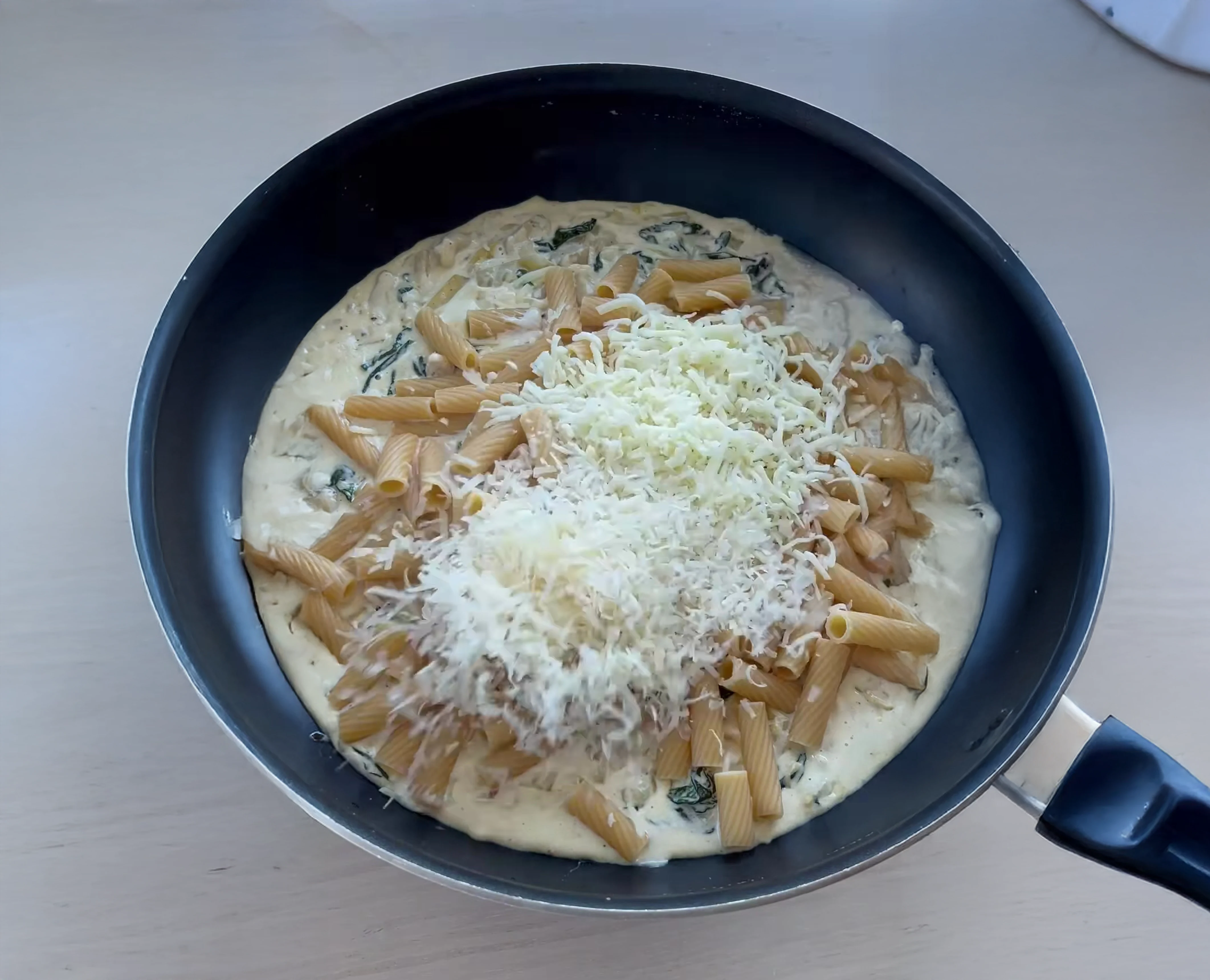 Spinach Artichoke Dip Inspired Pasta