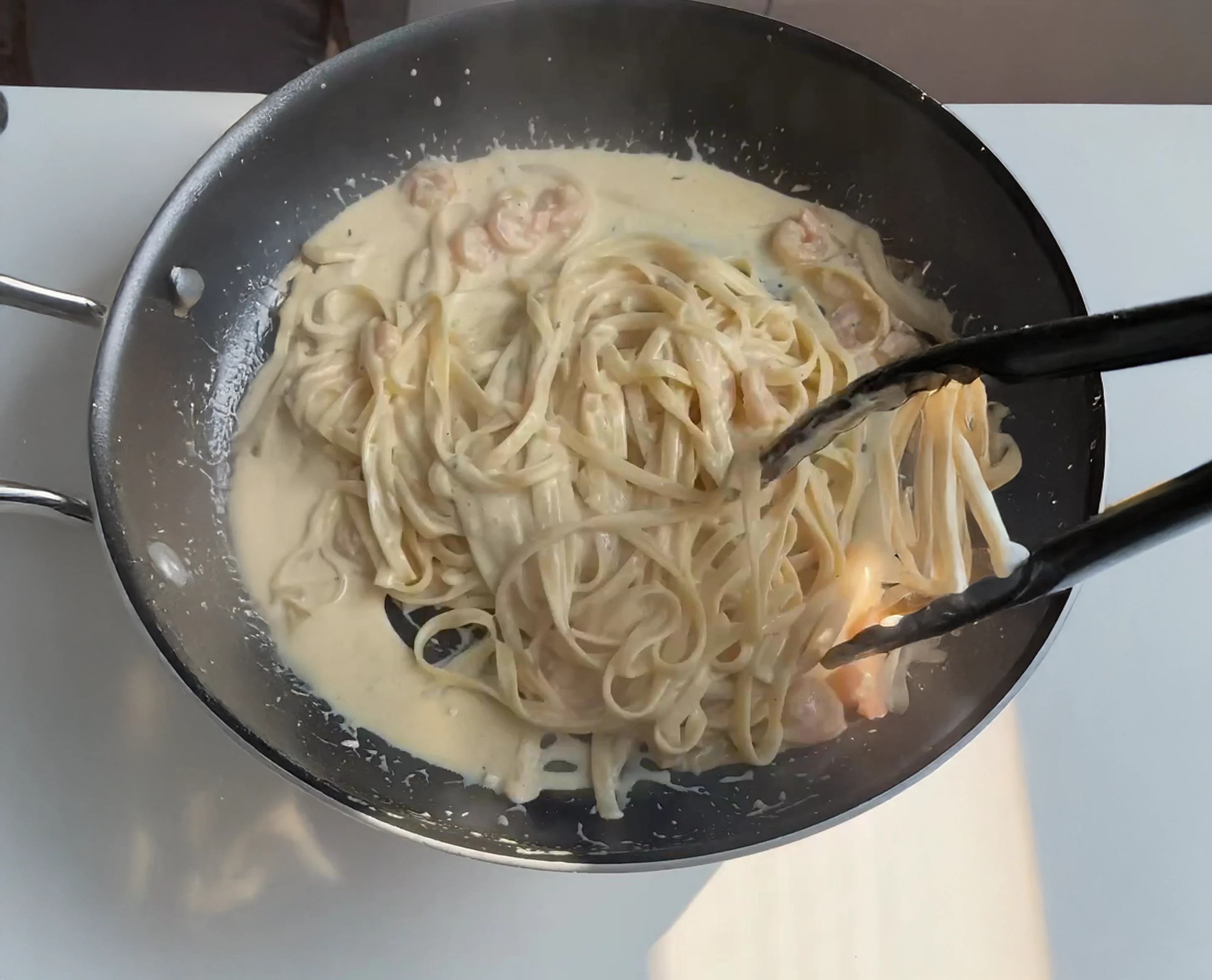 Shrimp Fettuccine Alfredo