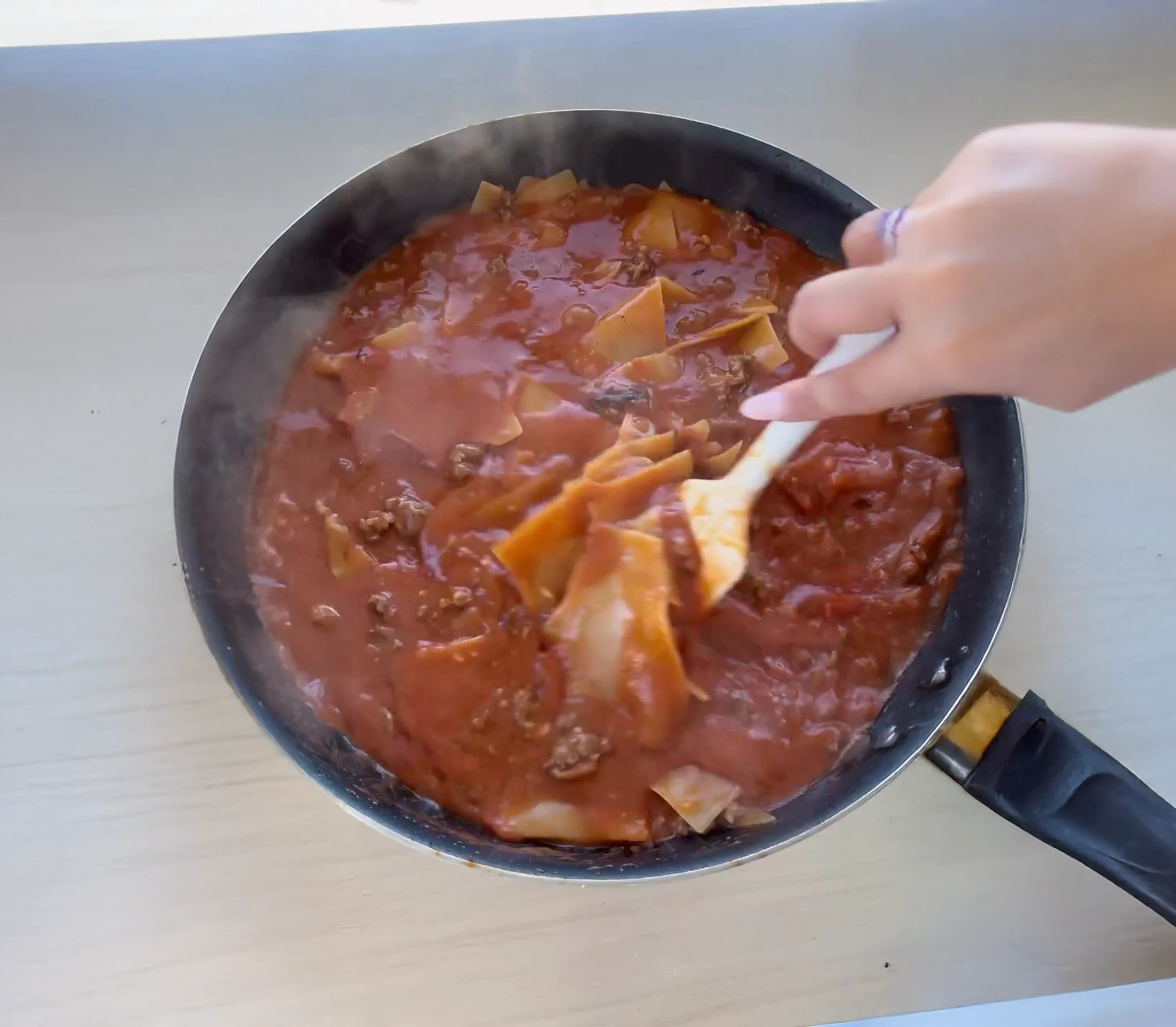 One Pot Lasagna Soup