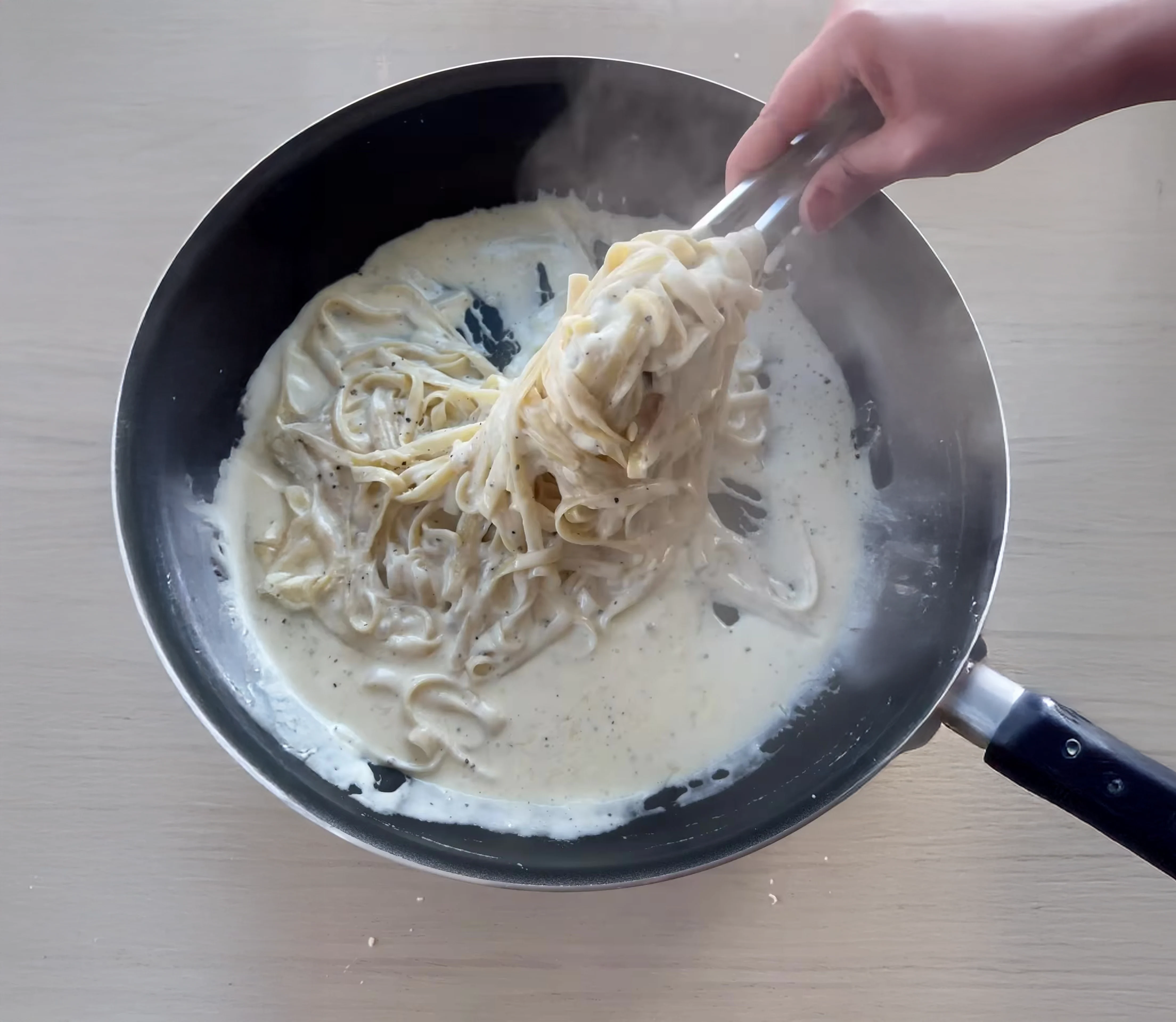 Cacio e Pepe Mac & Cheese in a Parmesan Bowl