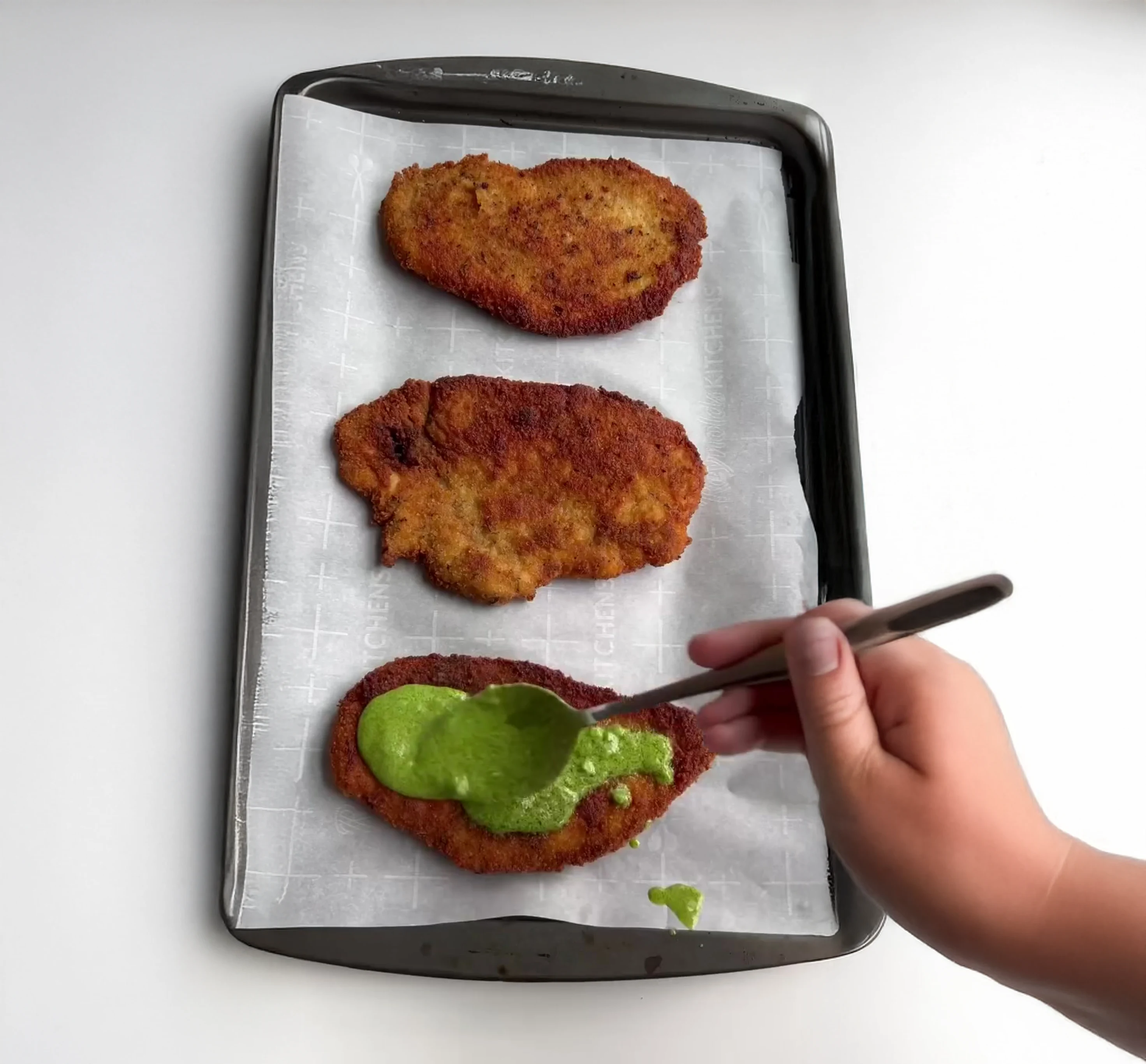 Pesto Chicken Parm Pasta