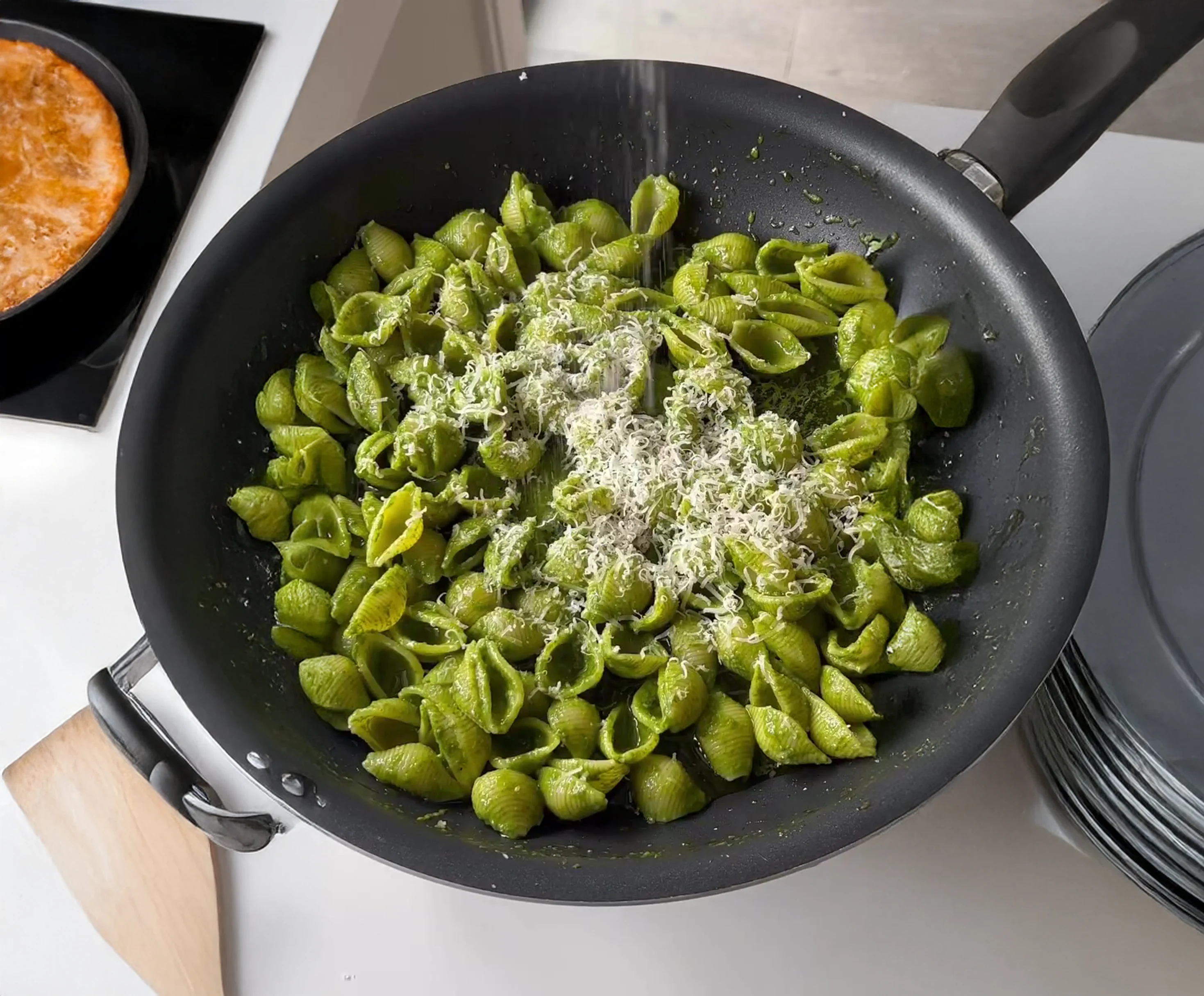 Pesto Pasta with Burrata