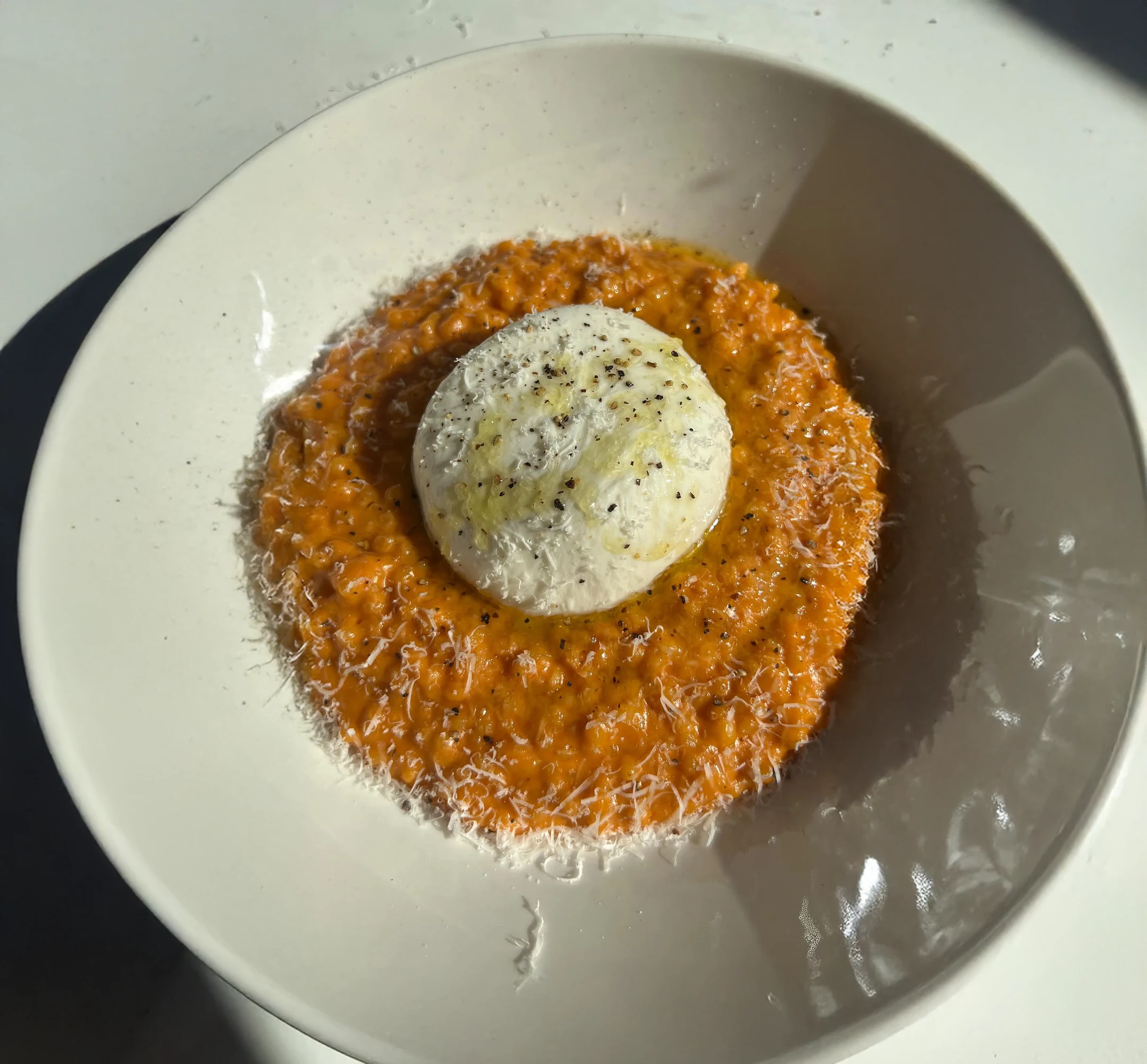 Pastina alla Vodka with Burrata