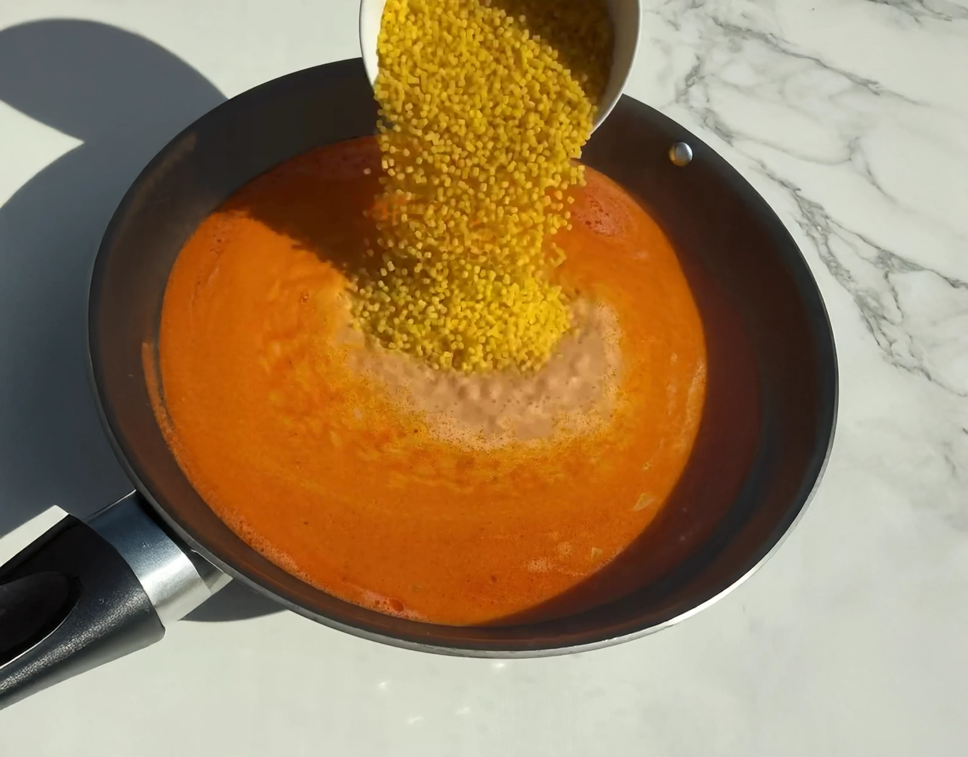 Pastina alla Vodka with Burrata