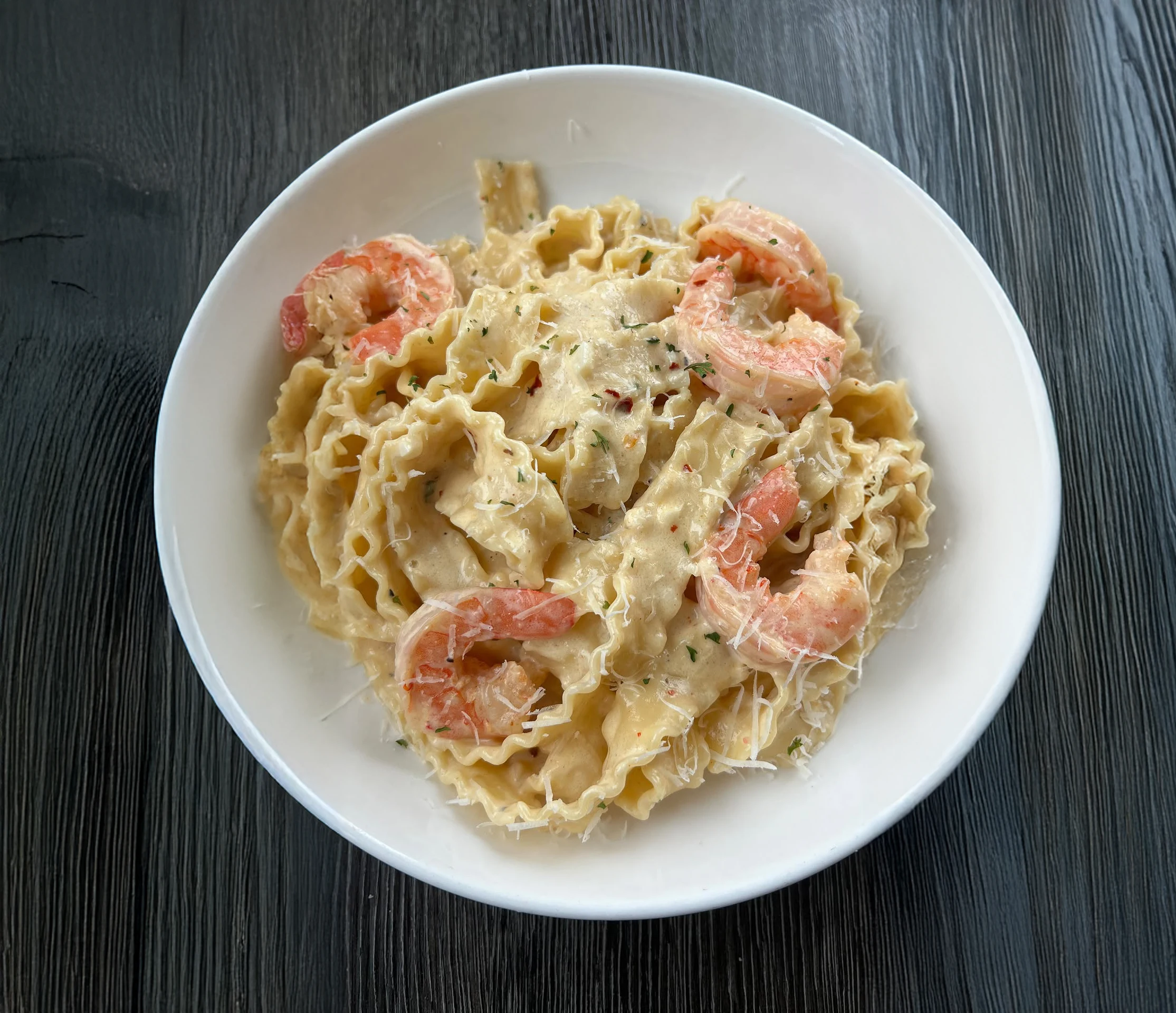 Lemon Cream Shrimp Pasta