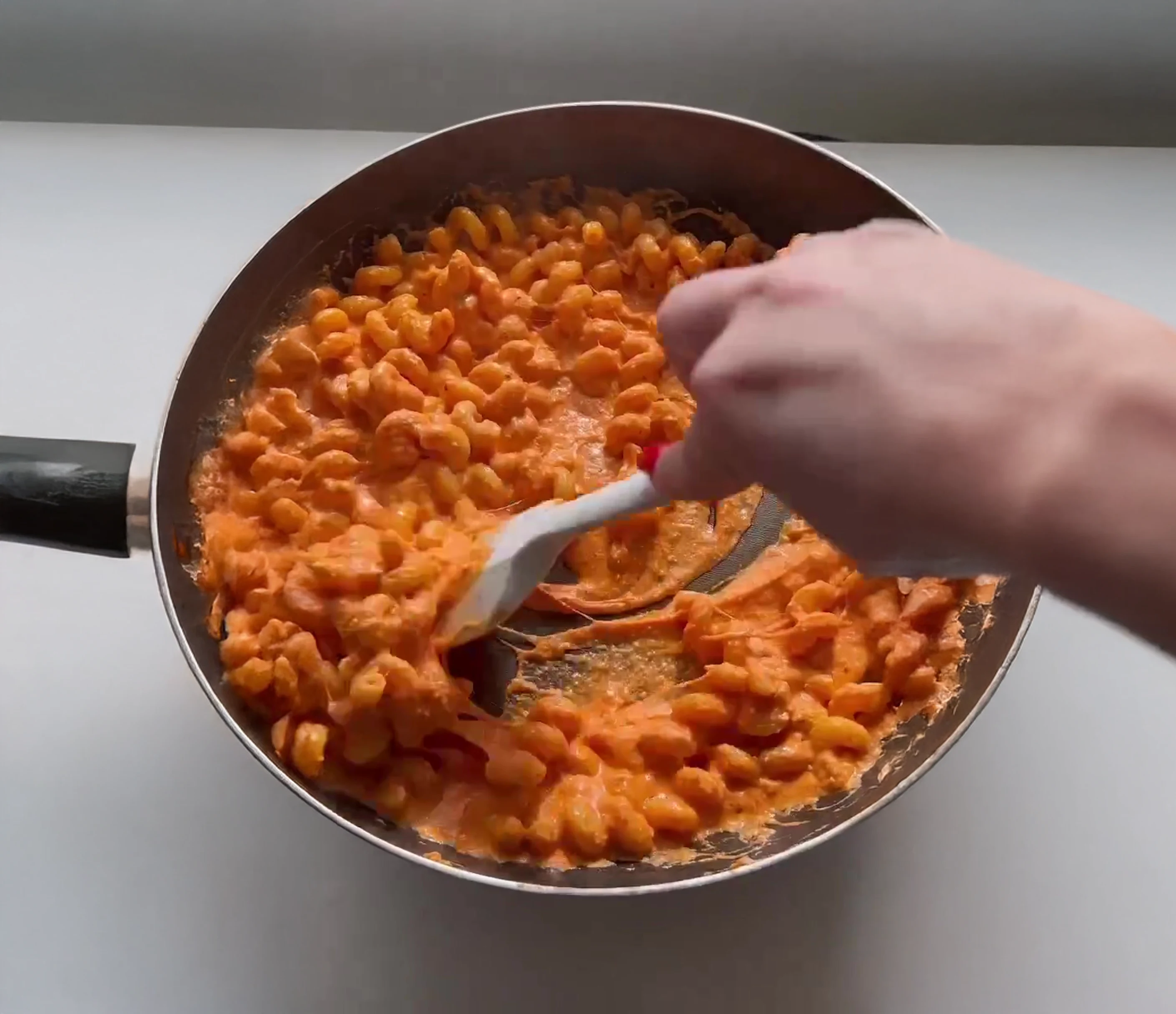 Cheesy Tomato Burrata Pasta in a Bread Bowl