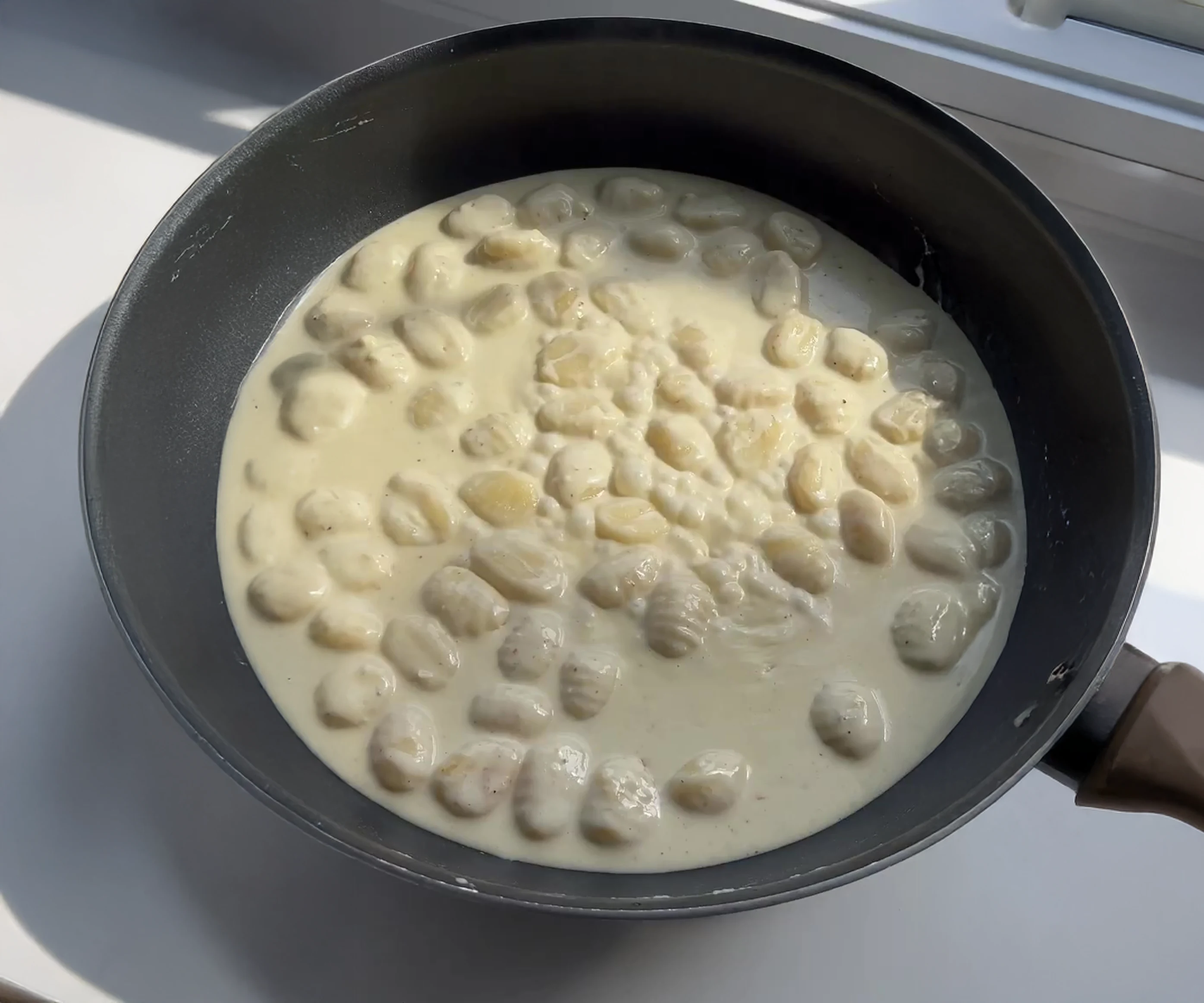 Gorgonzola Gnocchi with Crispy Prosciutto