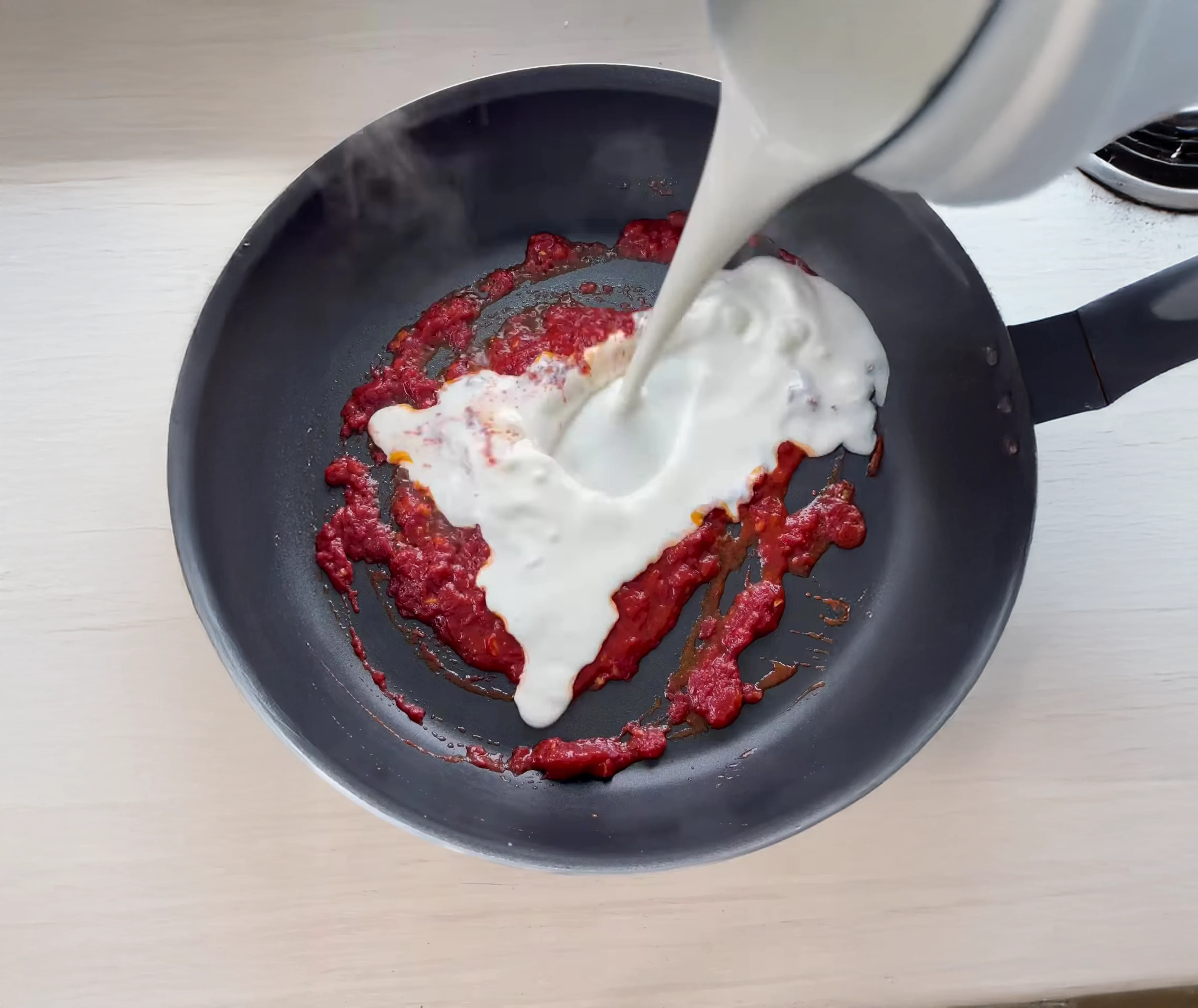 Snowflake Pasta with Vodka Sauce