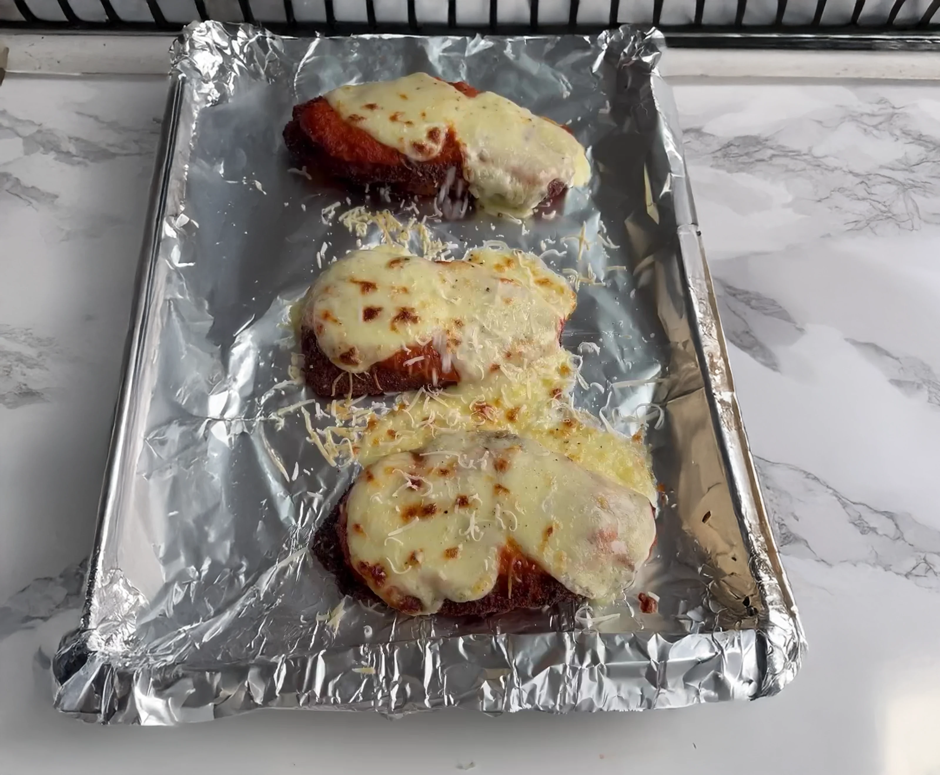 Chicken Parmesan Pasta with Hidden Veggies