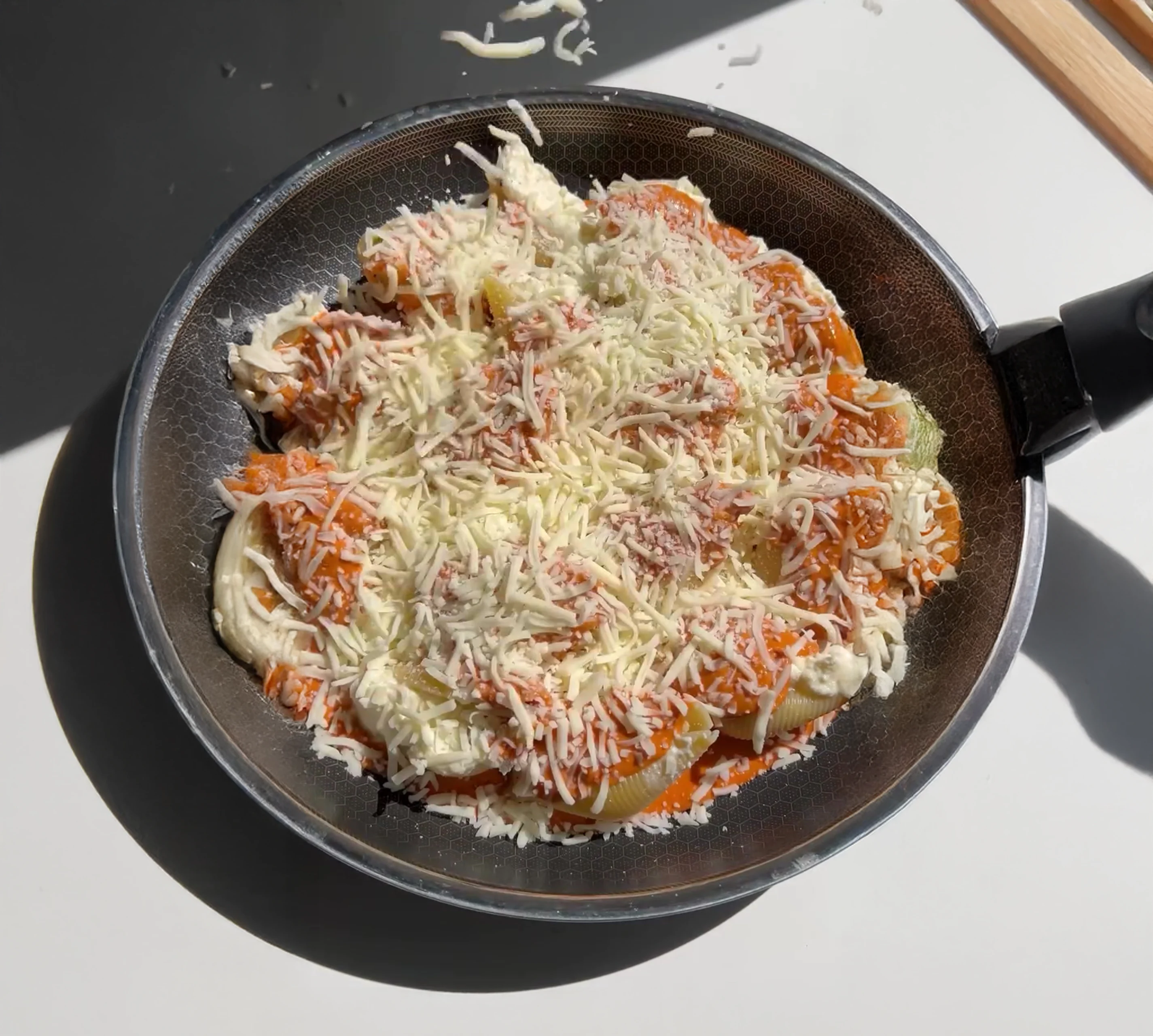 Stuffed Shells with Vodka Sauce