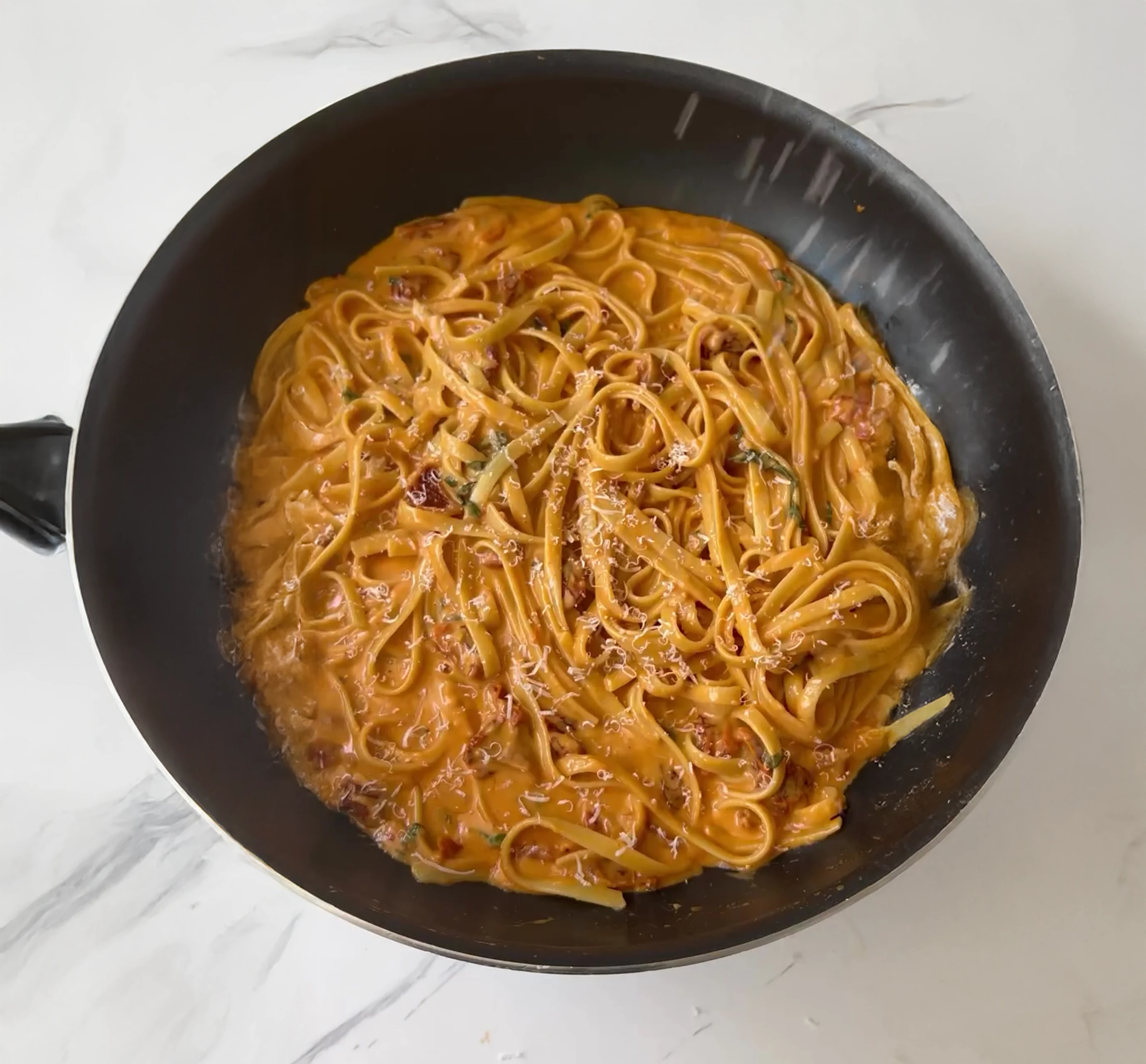 Sundried Tomato Cream Fettuccine