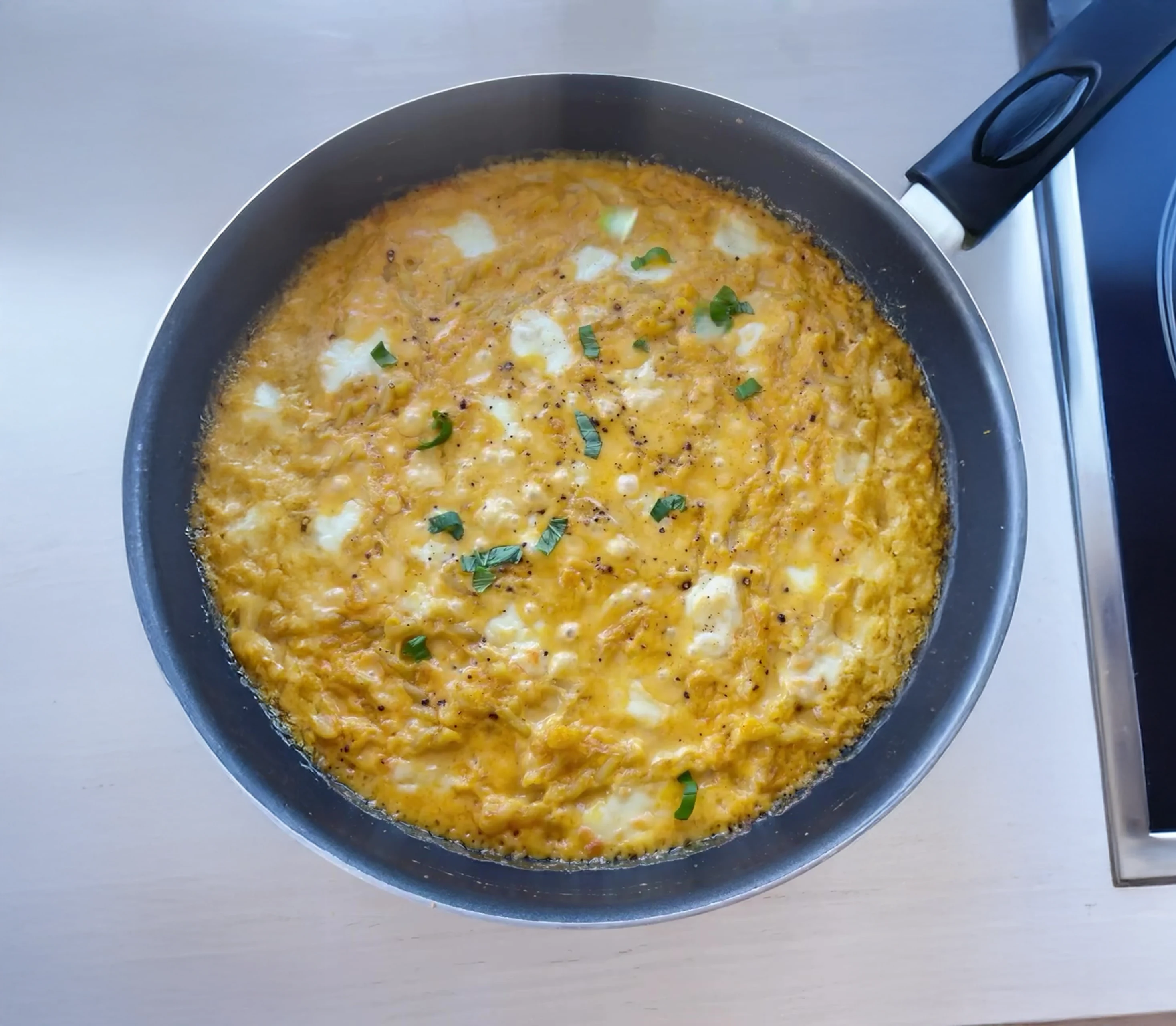 Roasted Butternut Squash & Tomato Pasta with Mozzarella