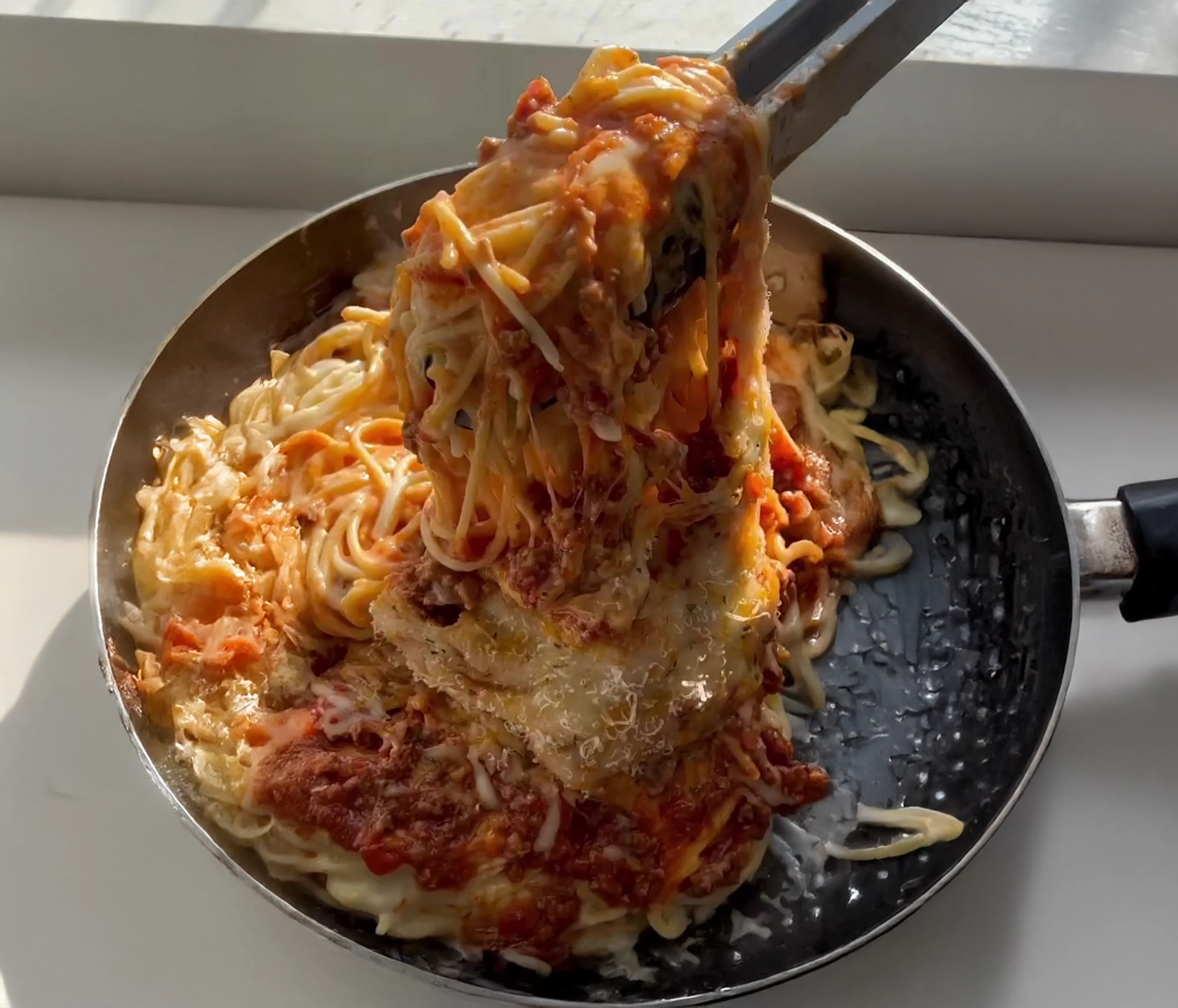 Viral Baked Spaghetti