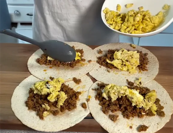 High Protein Breakfast Burrito Meal Prep
