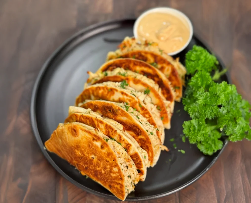 High-Protein Shredded Chicken Mini Tacos