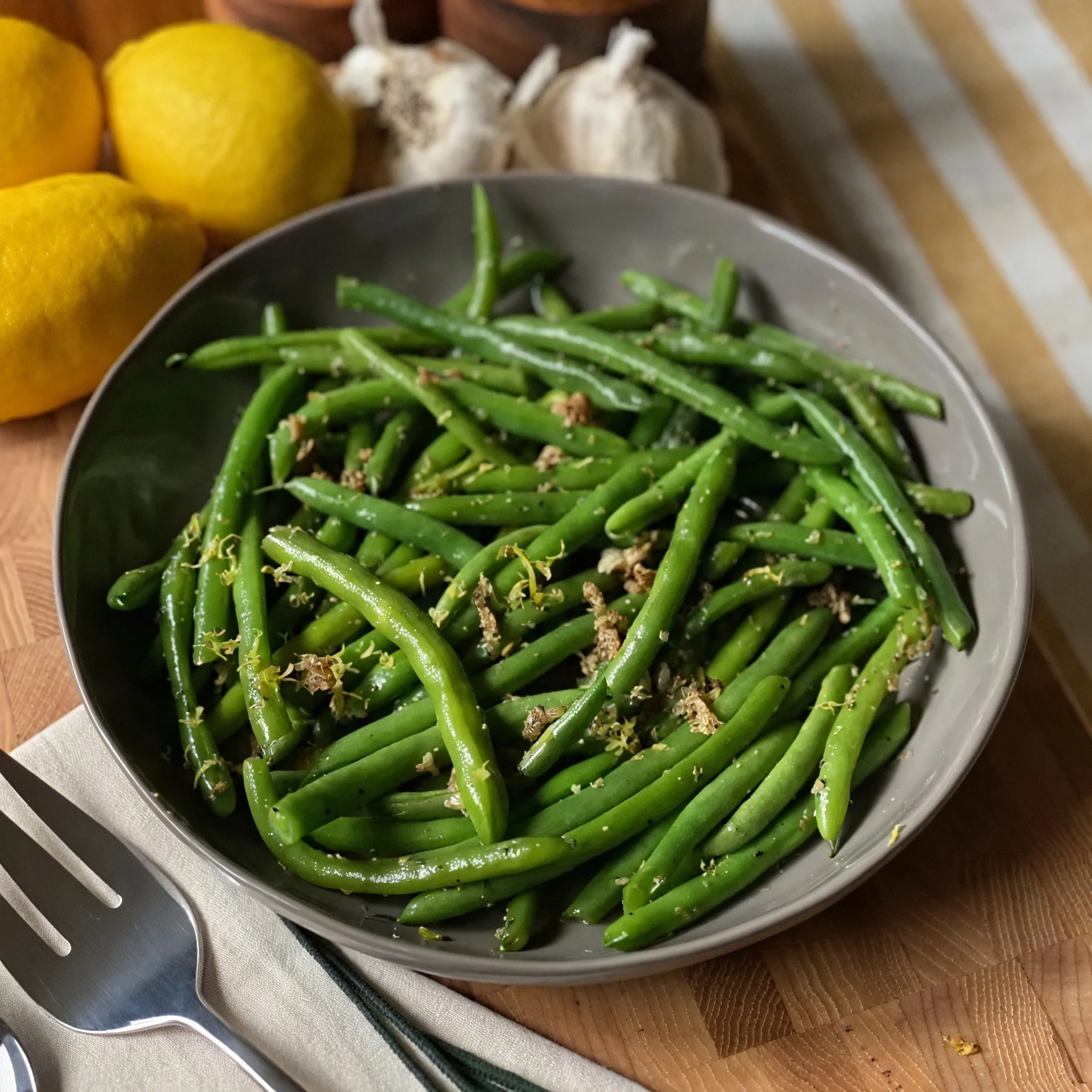 10-Minute Garlicky Green Beans