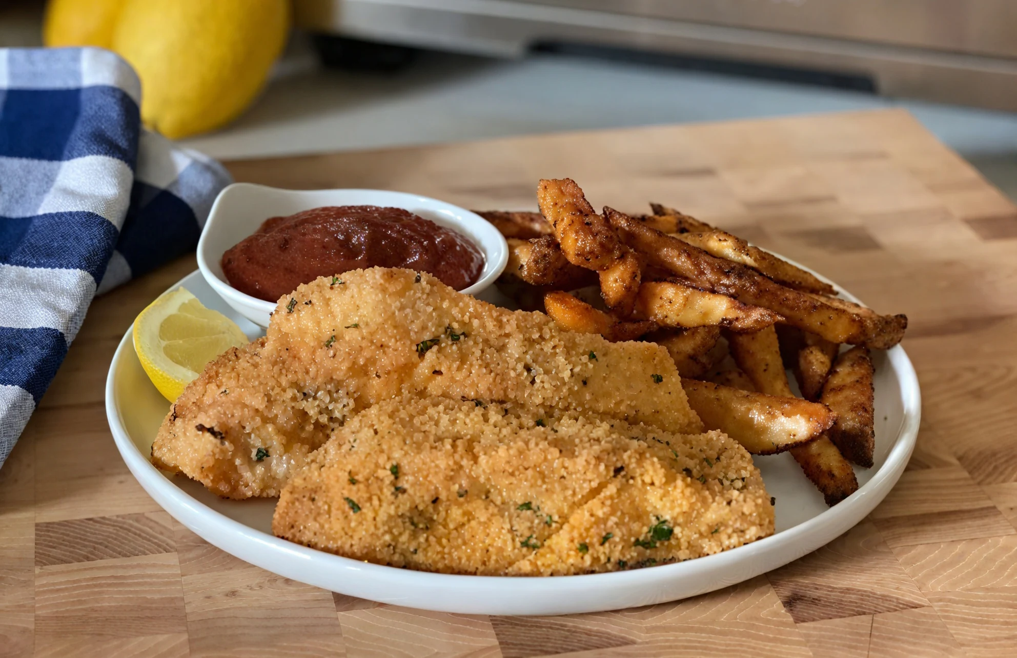 Salmon Fish & Chips Recipe
