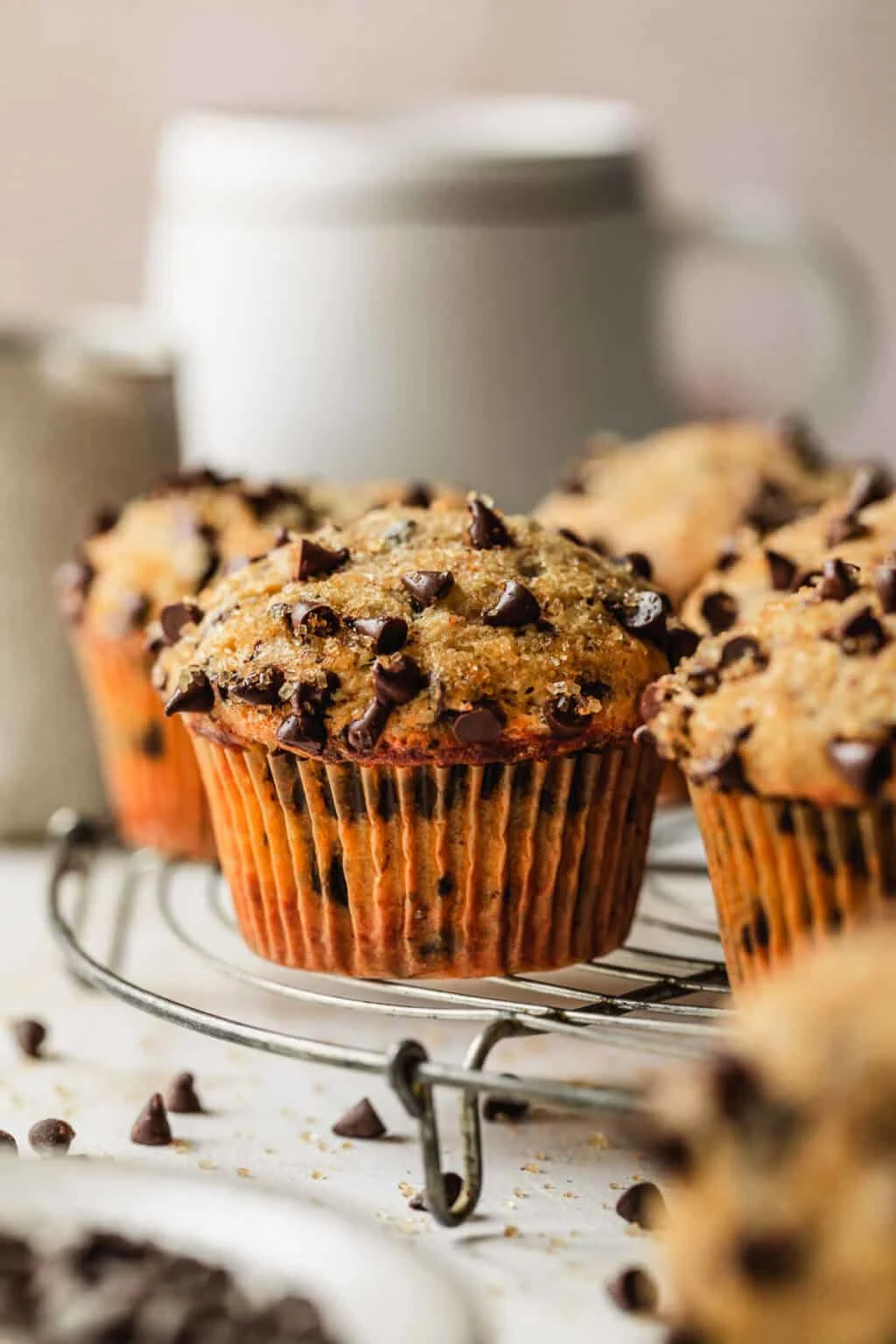 The Best Small Batch Chocolate Chip Muffins
