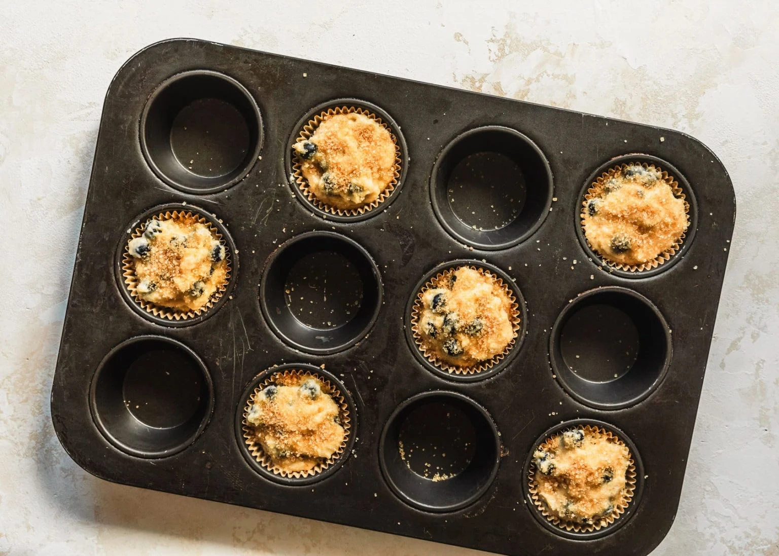 The Best Small Batch Blueberry Muffins