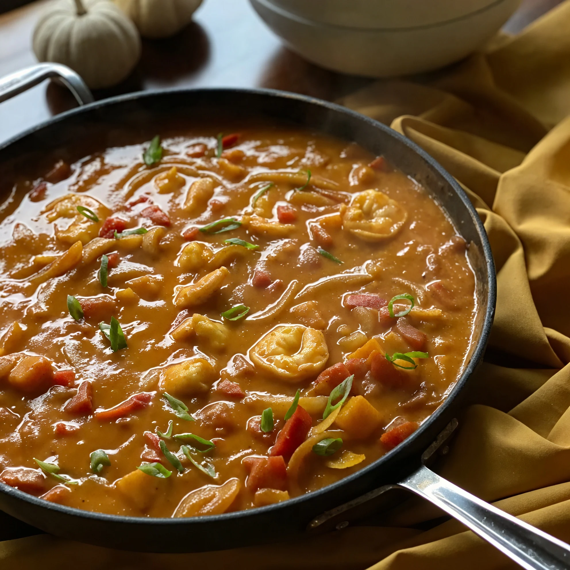 Pumpkin Curry with Shrimp