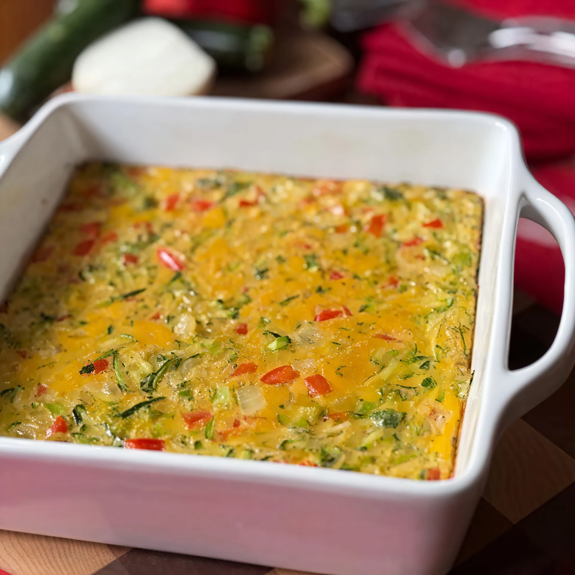 Red & Green Christmas Casserole