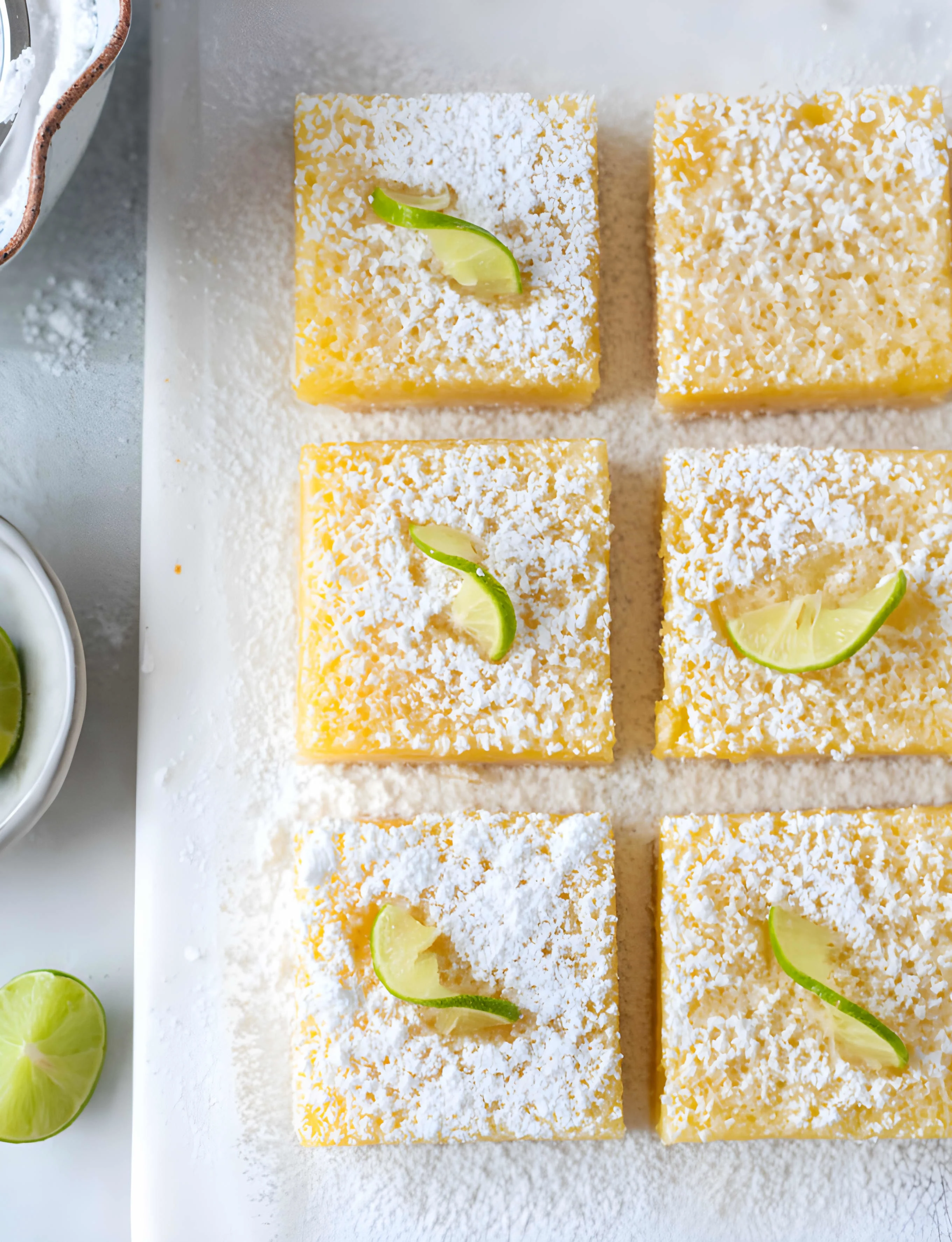 Key Lime Shortbread Bars