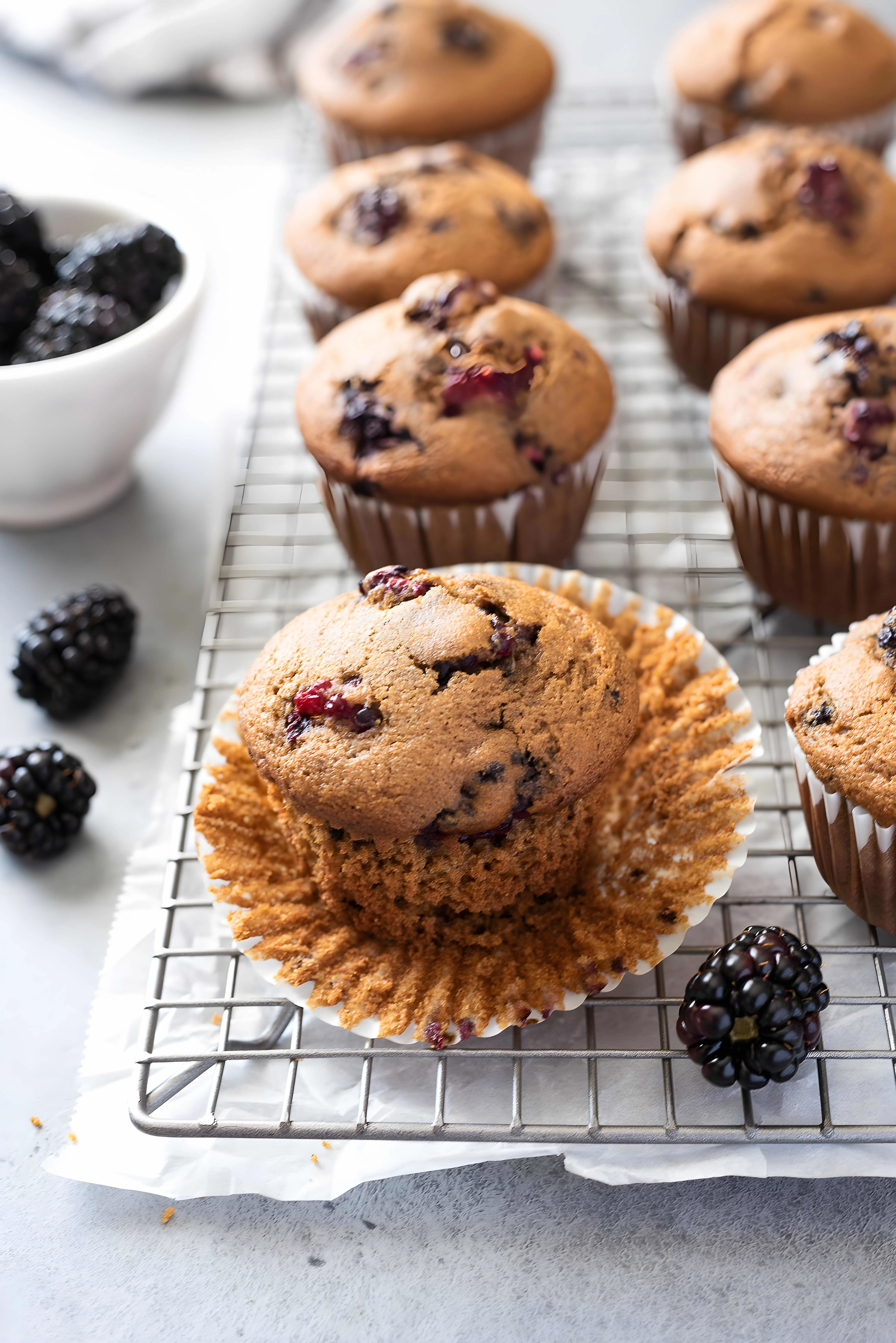 Blackberry Cinnamon Muffins