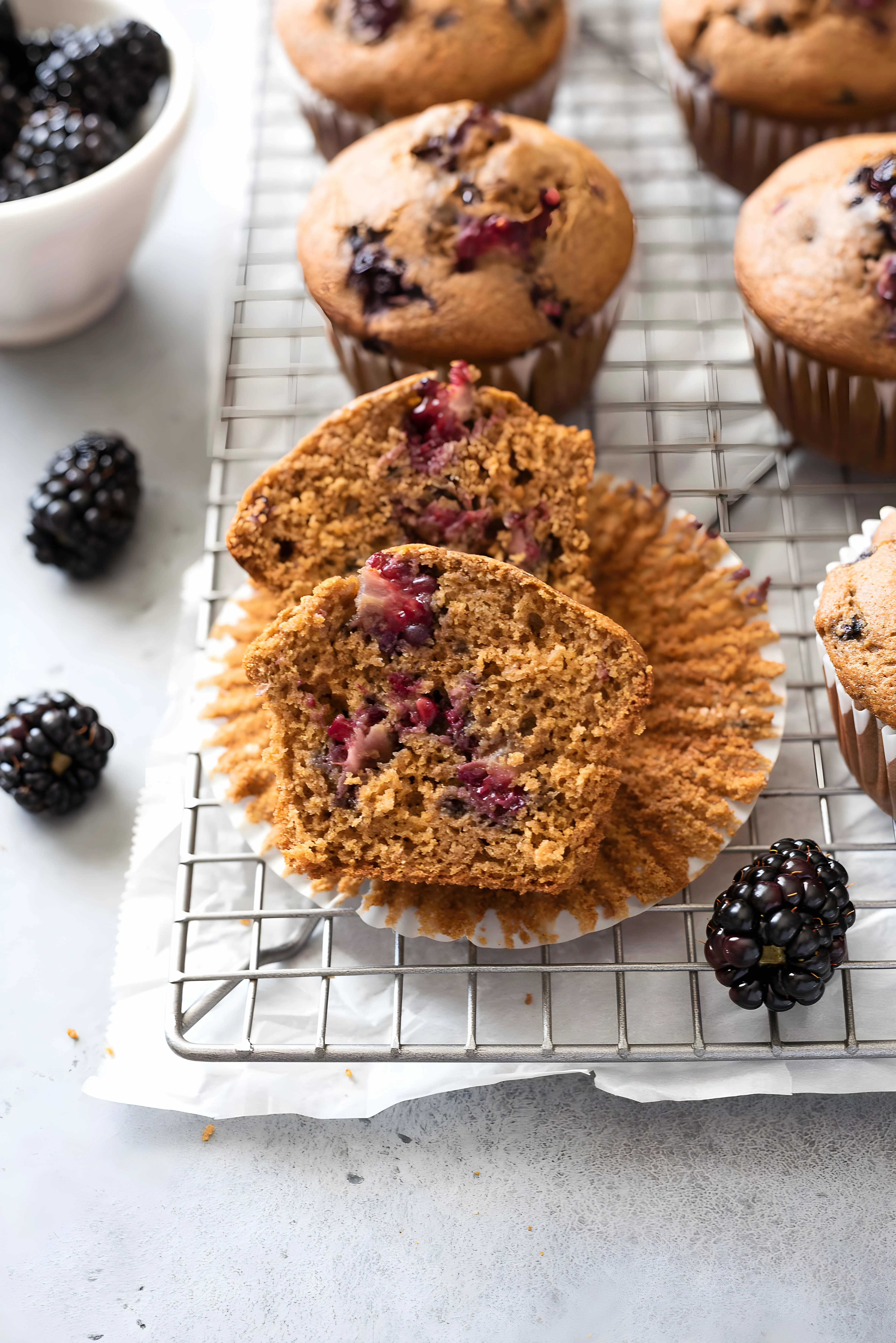 Blackberry Cinnamon Muffins