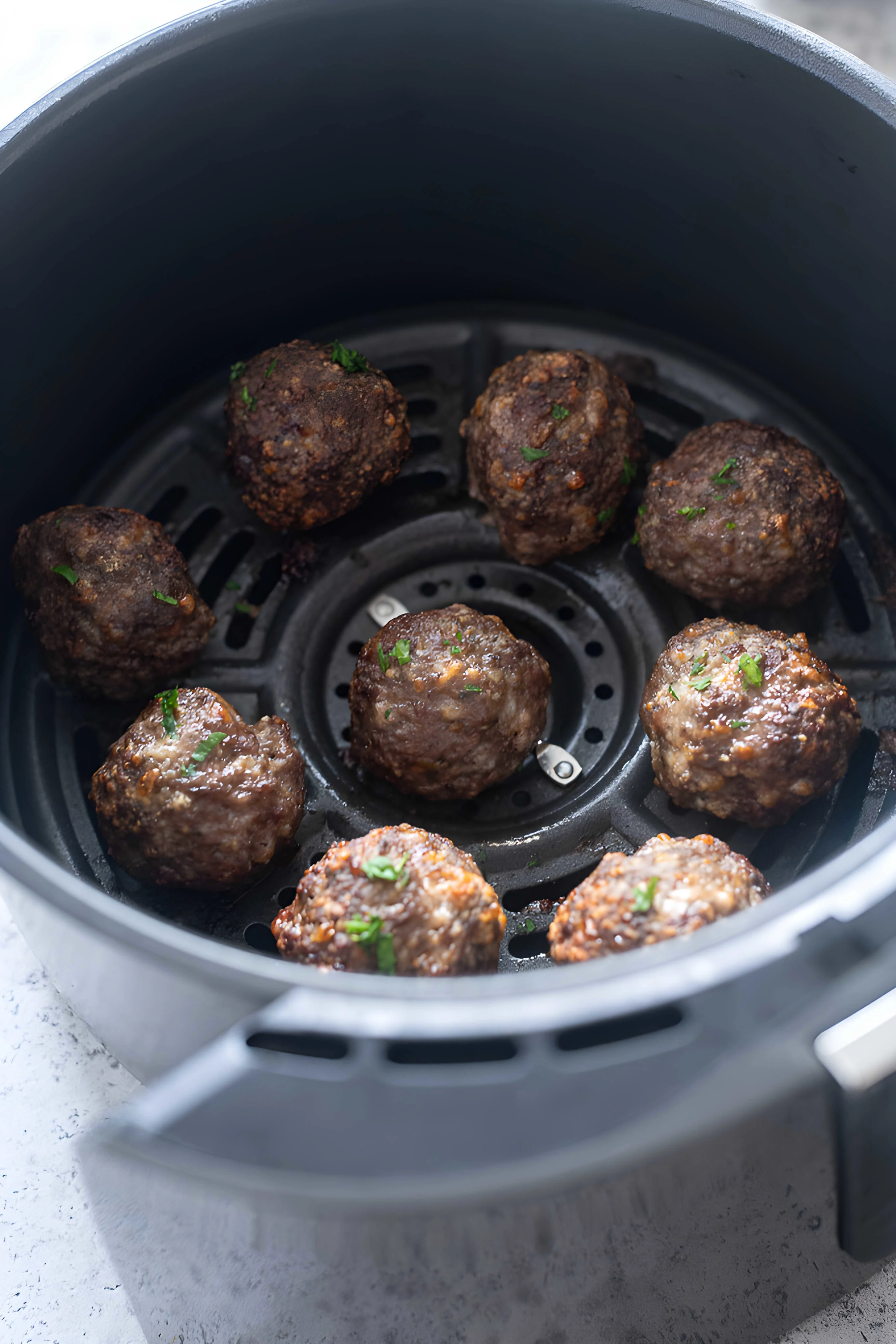 Easy Air Fryer Meatballs