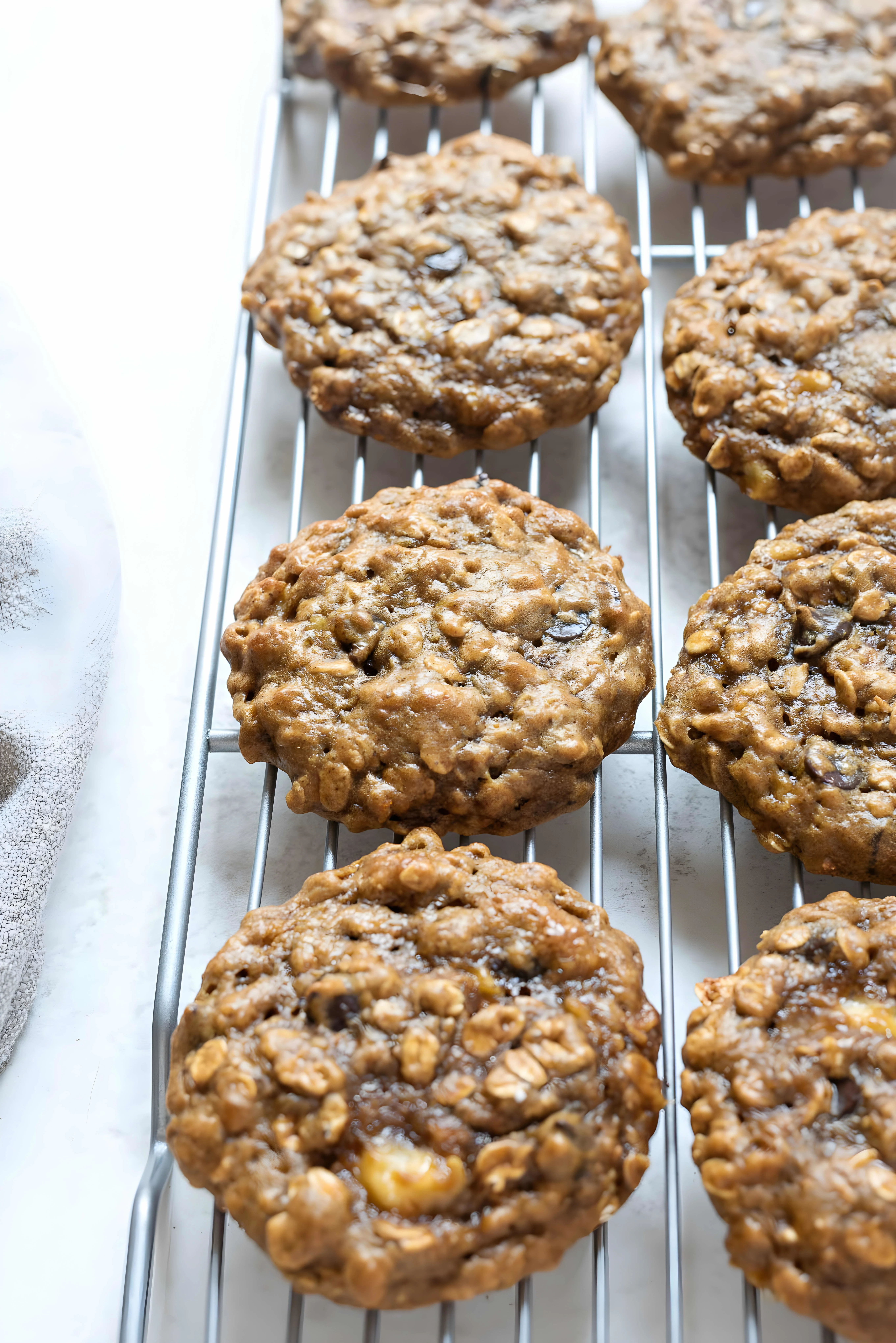 Gluten-Free Peanut Butter Banana Oatmeal Cookies