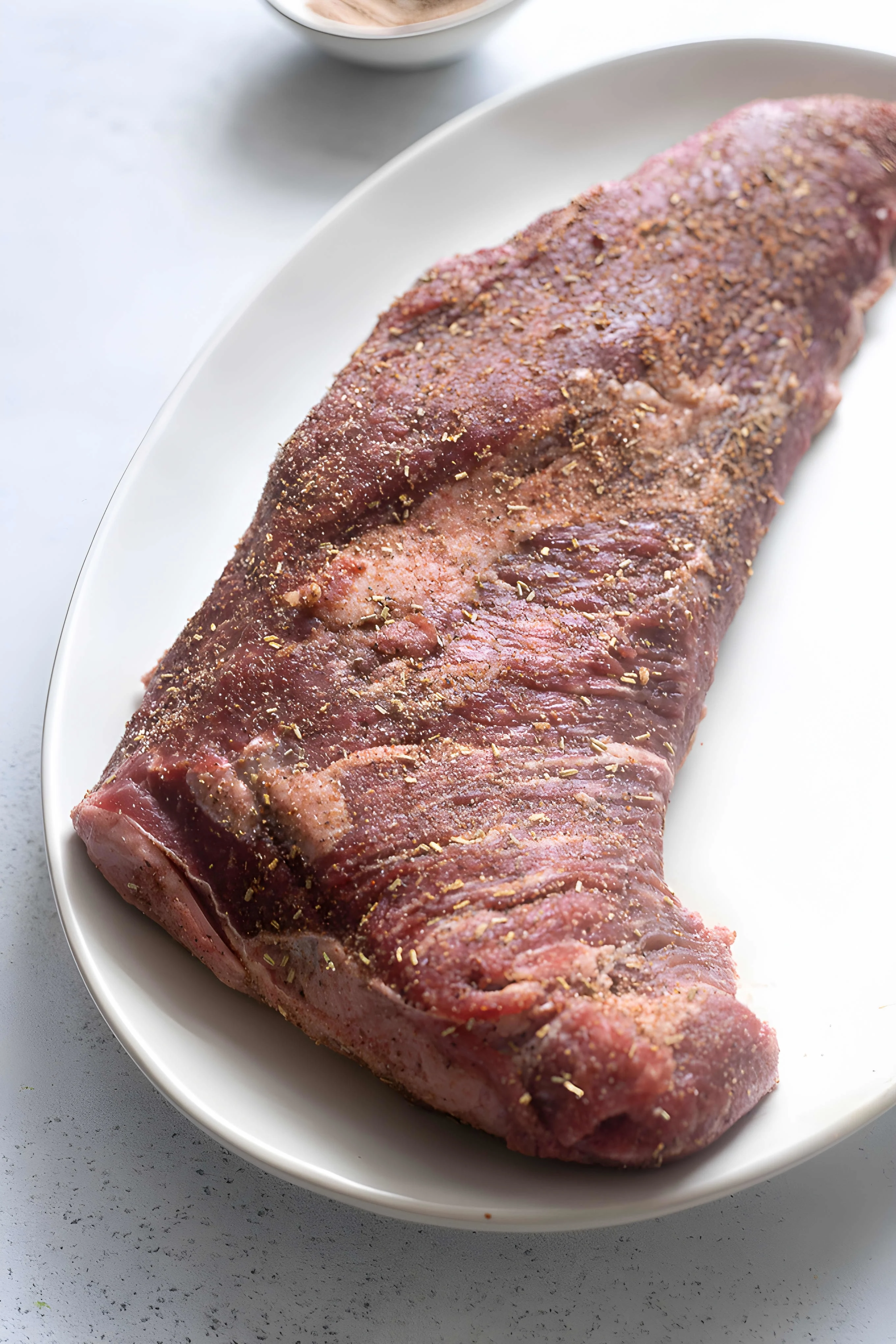 Grilled Tri Tip Roast with Santa Maria Rub & Chimichurri Sauce