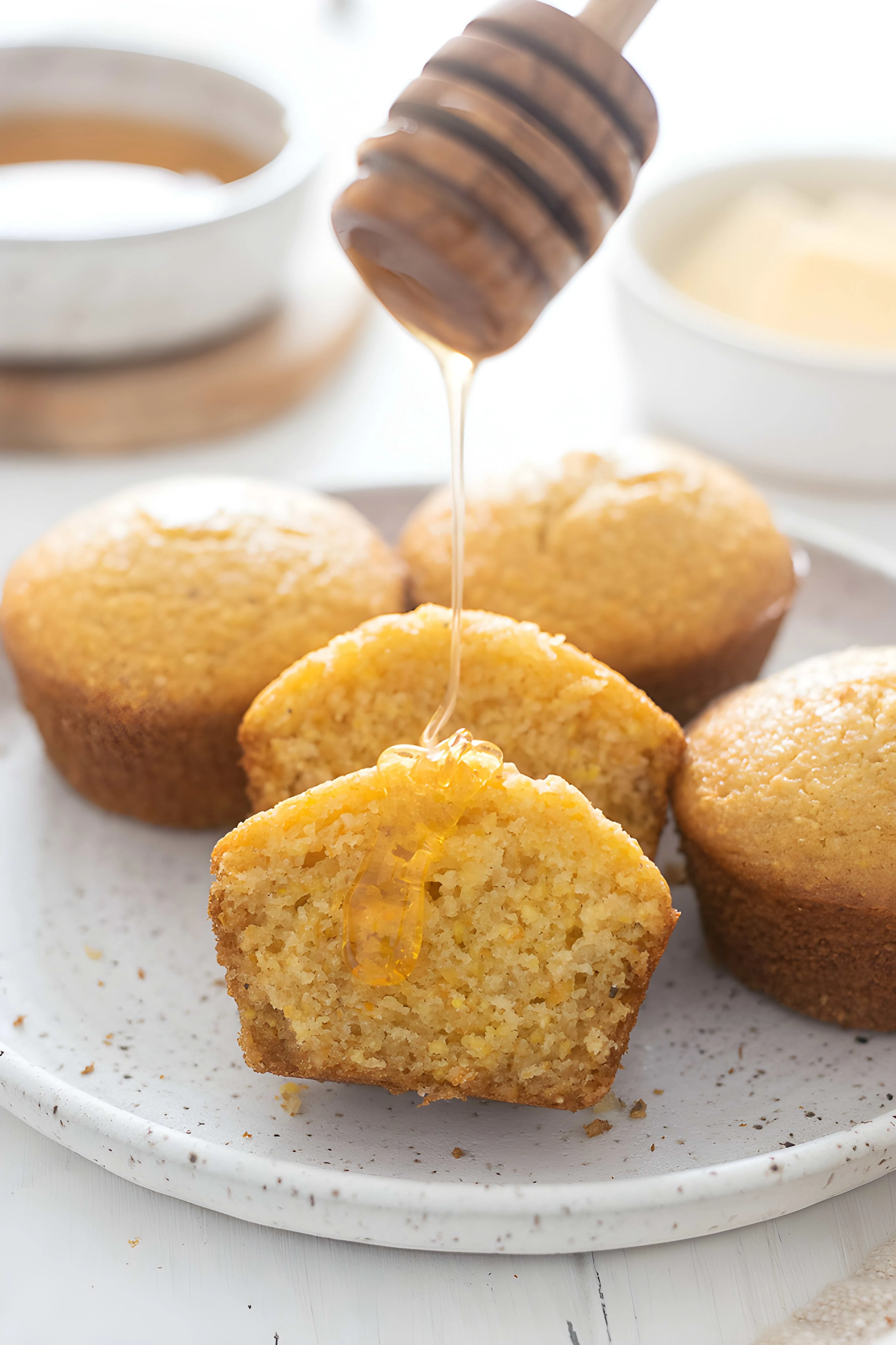 Honey Cornbread Muffins Recipe