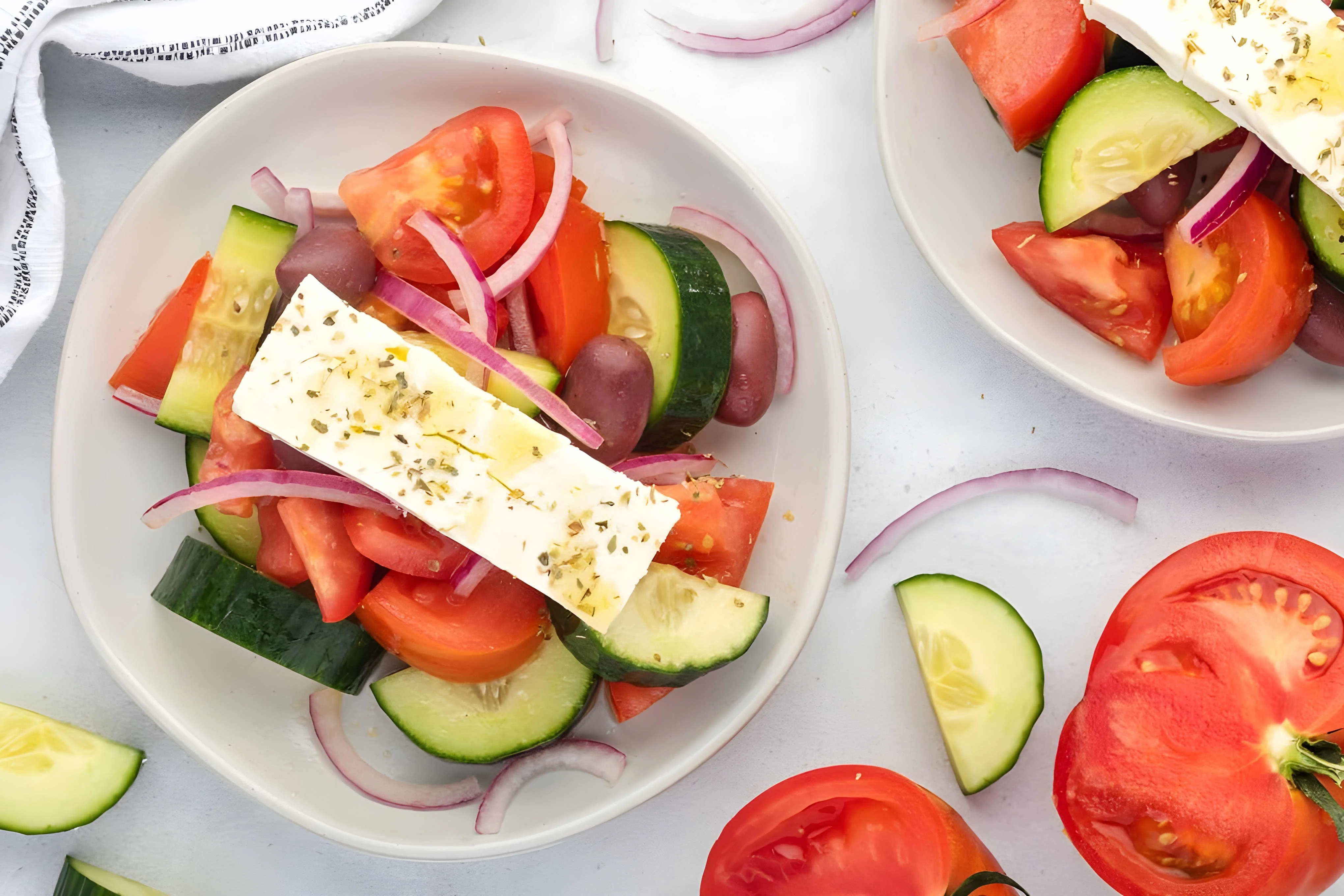 Horiatiki Salad (Greek Village Salad)
